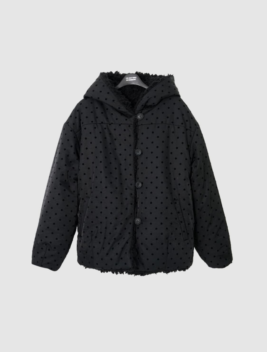 인앤양 하모니 도트 리버시블 자켓 패딩 상품이미지1