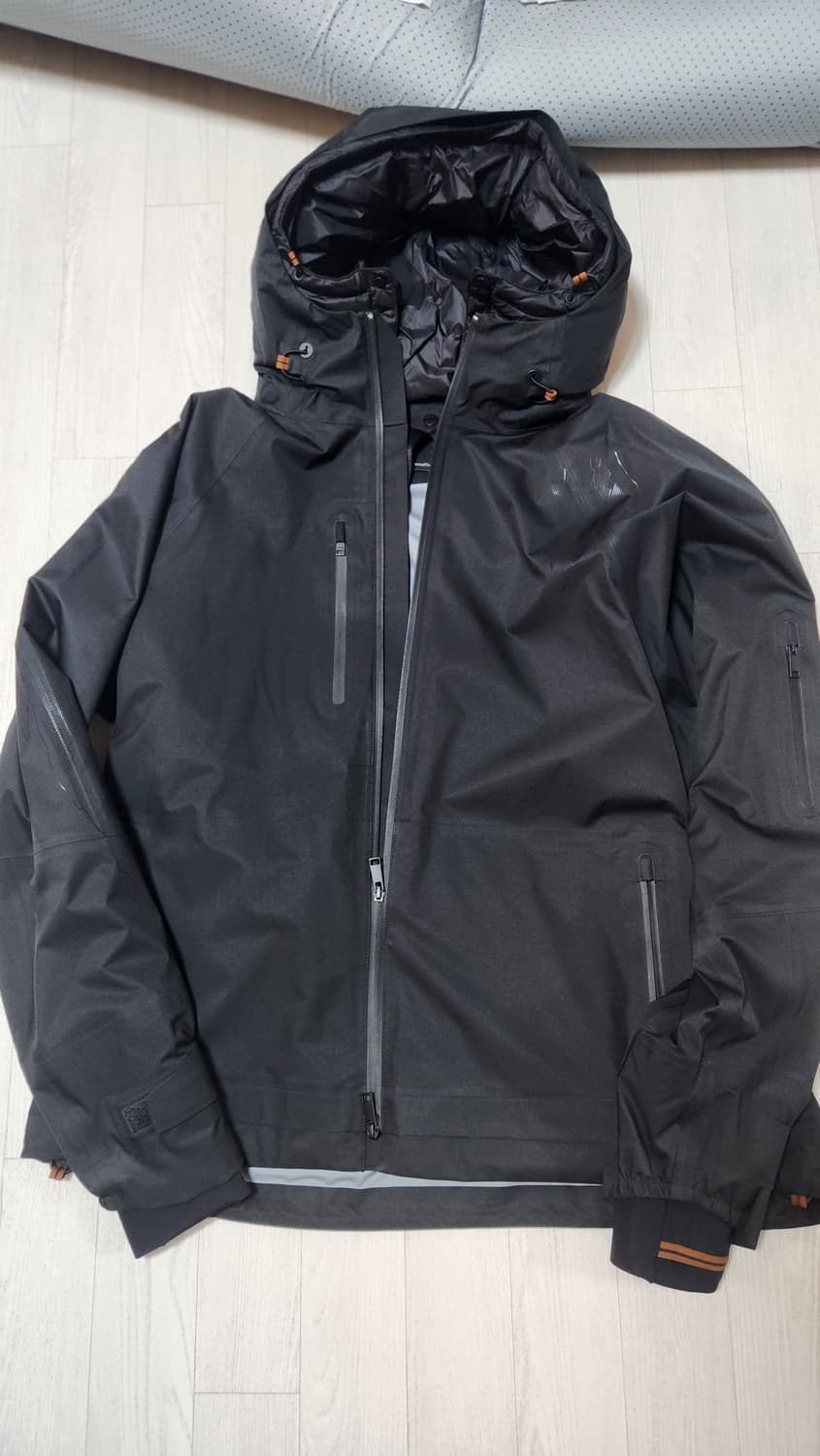 제냐 3레이어 쉘 자켓 블랙  xl 상품이미지3