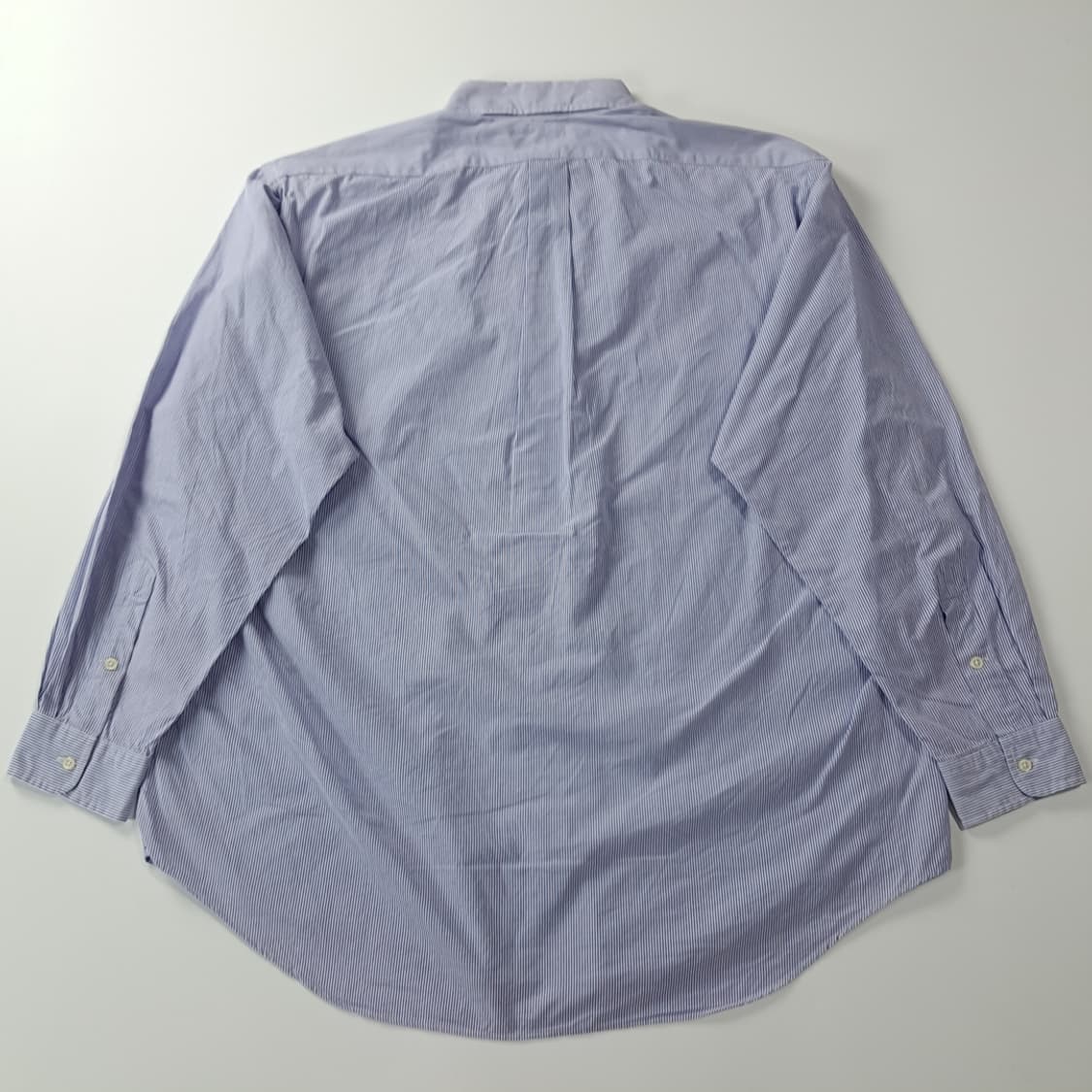 CK624 XL 폴로 90s 라벤더 퍼플 핀스트라이프 셔츠 남방 상품이미지6