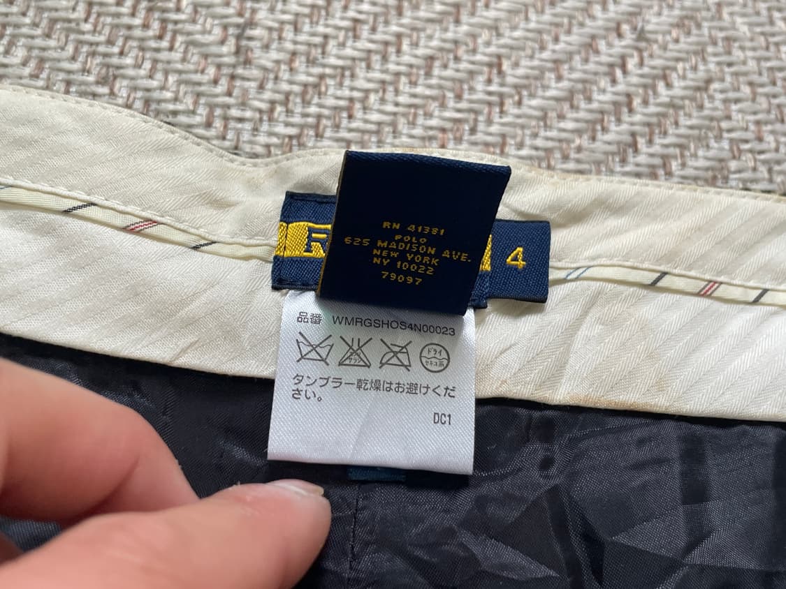 랄프 로렌 럭비 헤링본 투턱 숏팬츠 상품이미지4