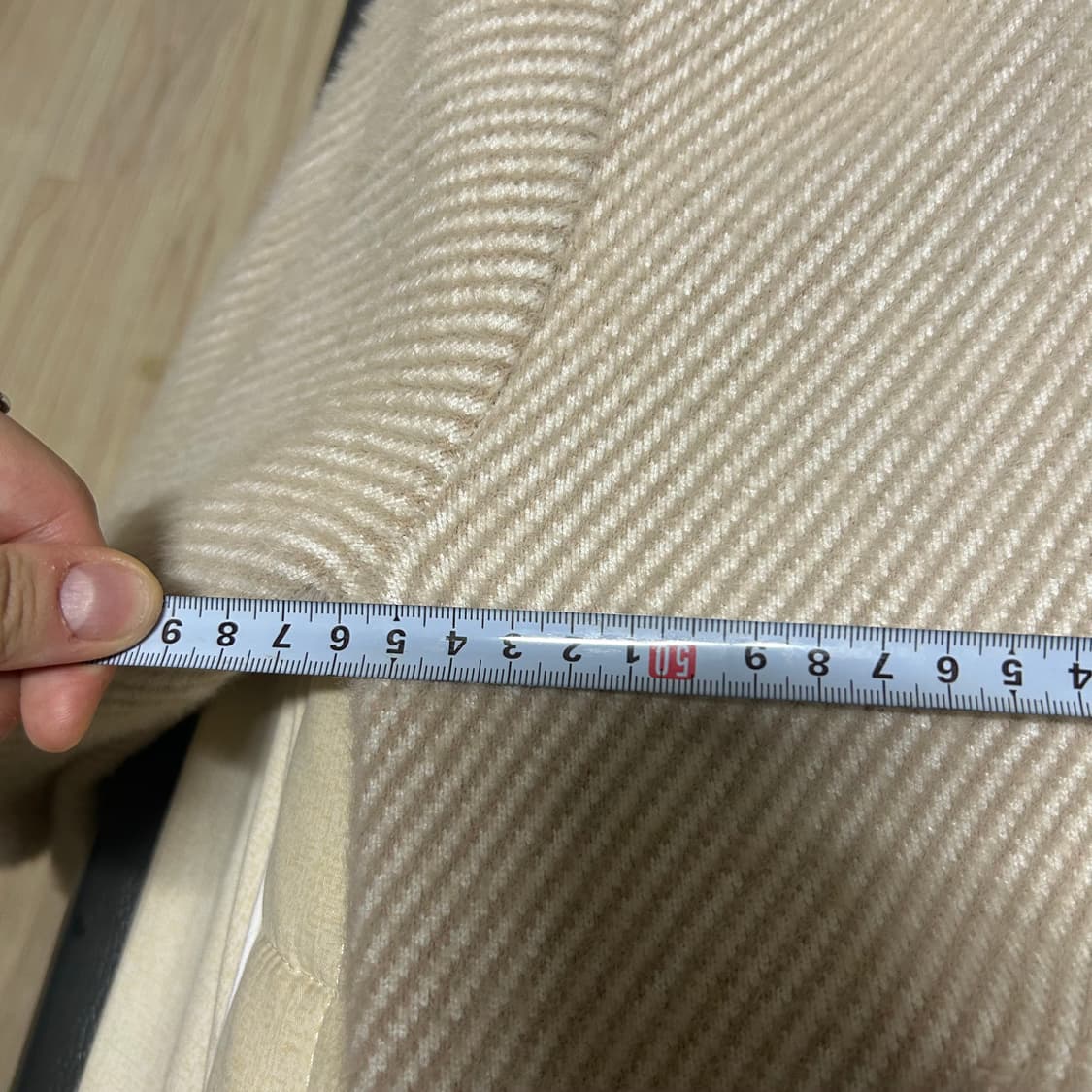 20년new)Malbon 멜본 초 극세사 부드러운 아이보리 솜털 퍼 코트 상품이미지6