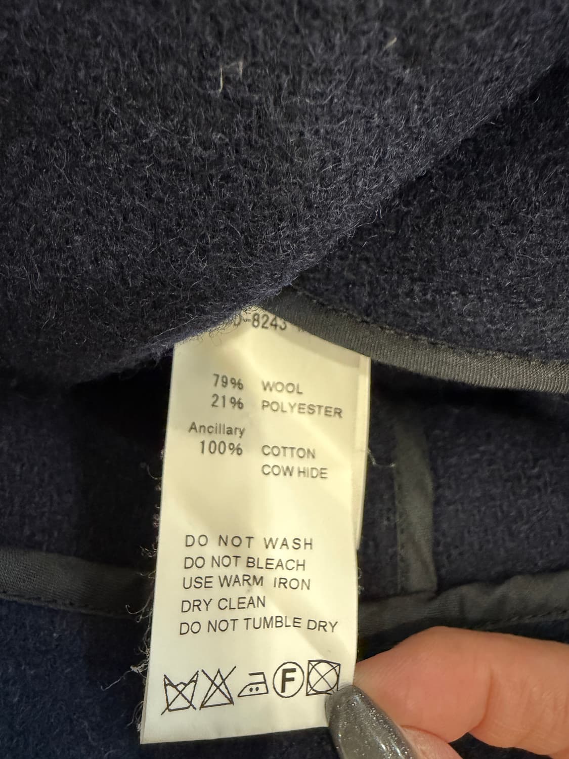 단톤 울 하프 코트 상품이미지5