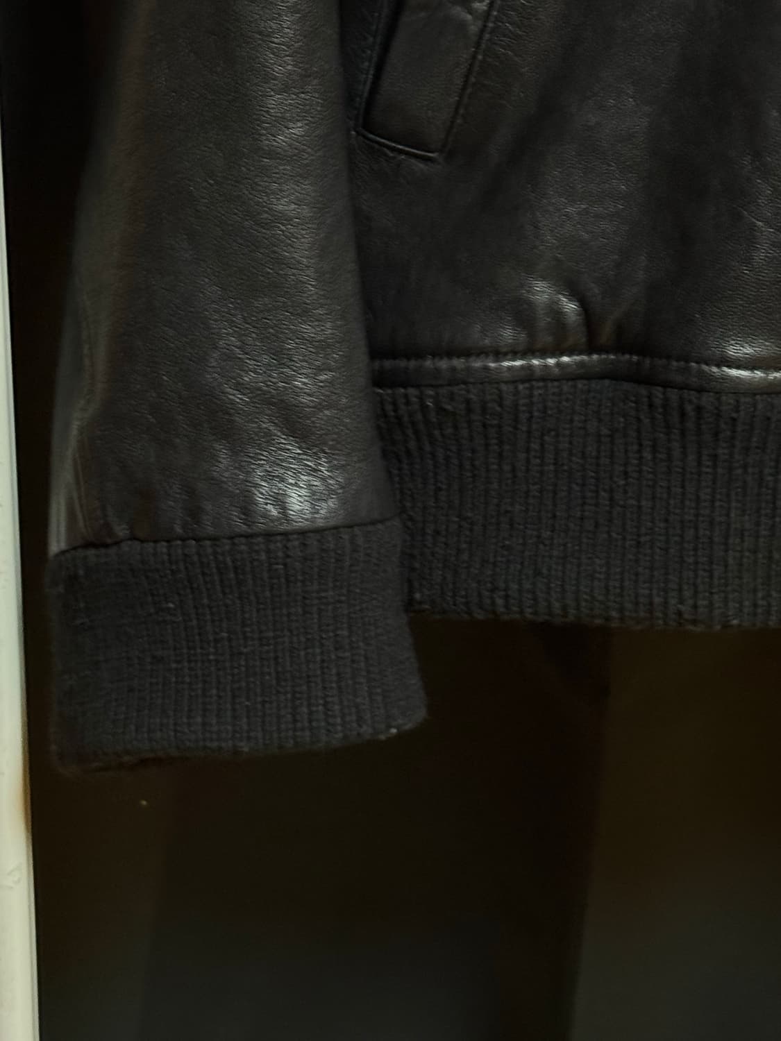 홀리선 캐피탈 레더 자켓 L 상품이미지4