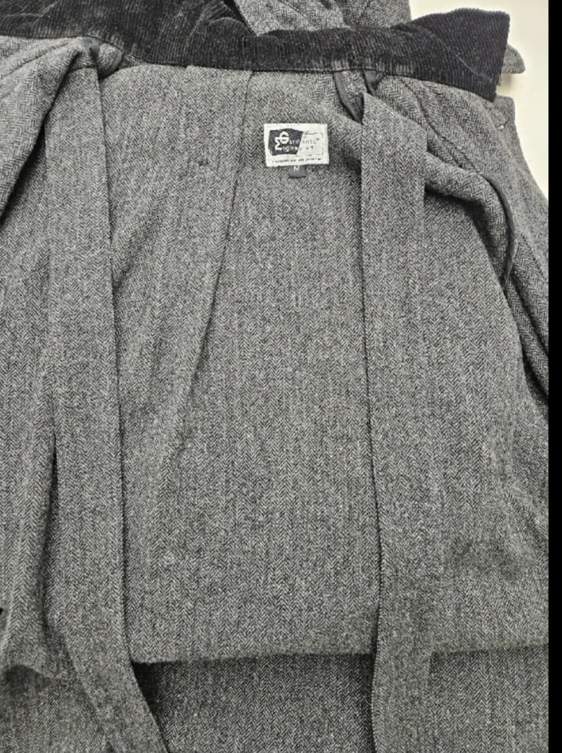 엔지니어드가먼츠 헤링본 울 케이프(M) 상품이미지4