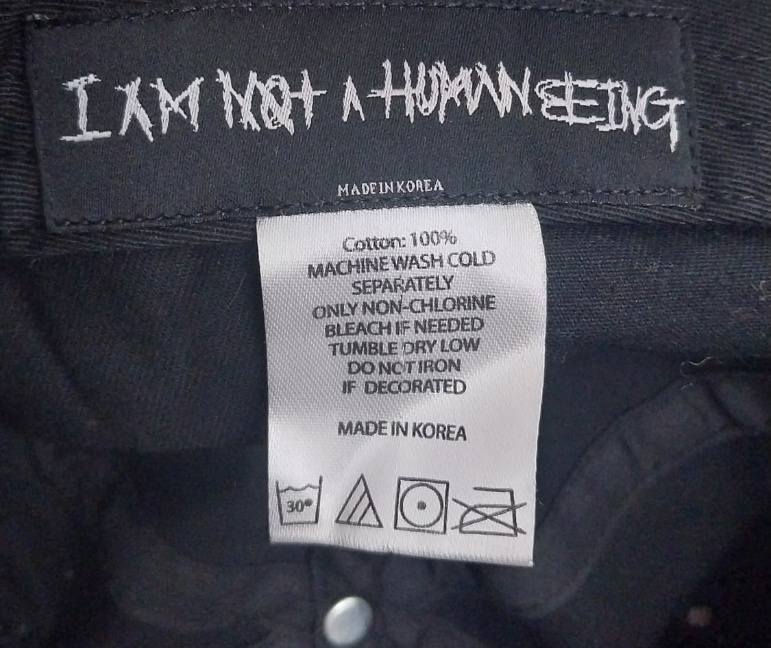 아임낫어휴먼비잉 핑크팬더 블랙 볼캡 상품이미지7