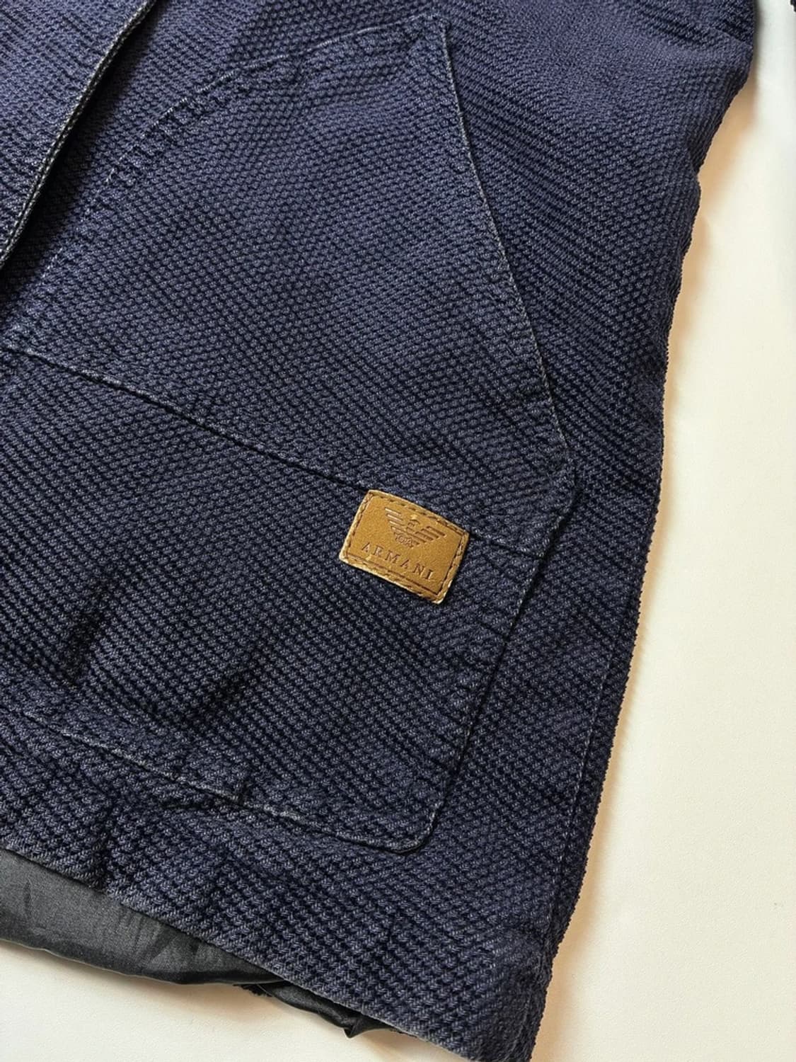 아르마니 진스 00's 헤비코튼 타올 후드 자켓 PN8284 상품이미지5