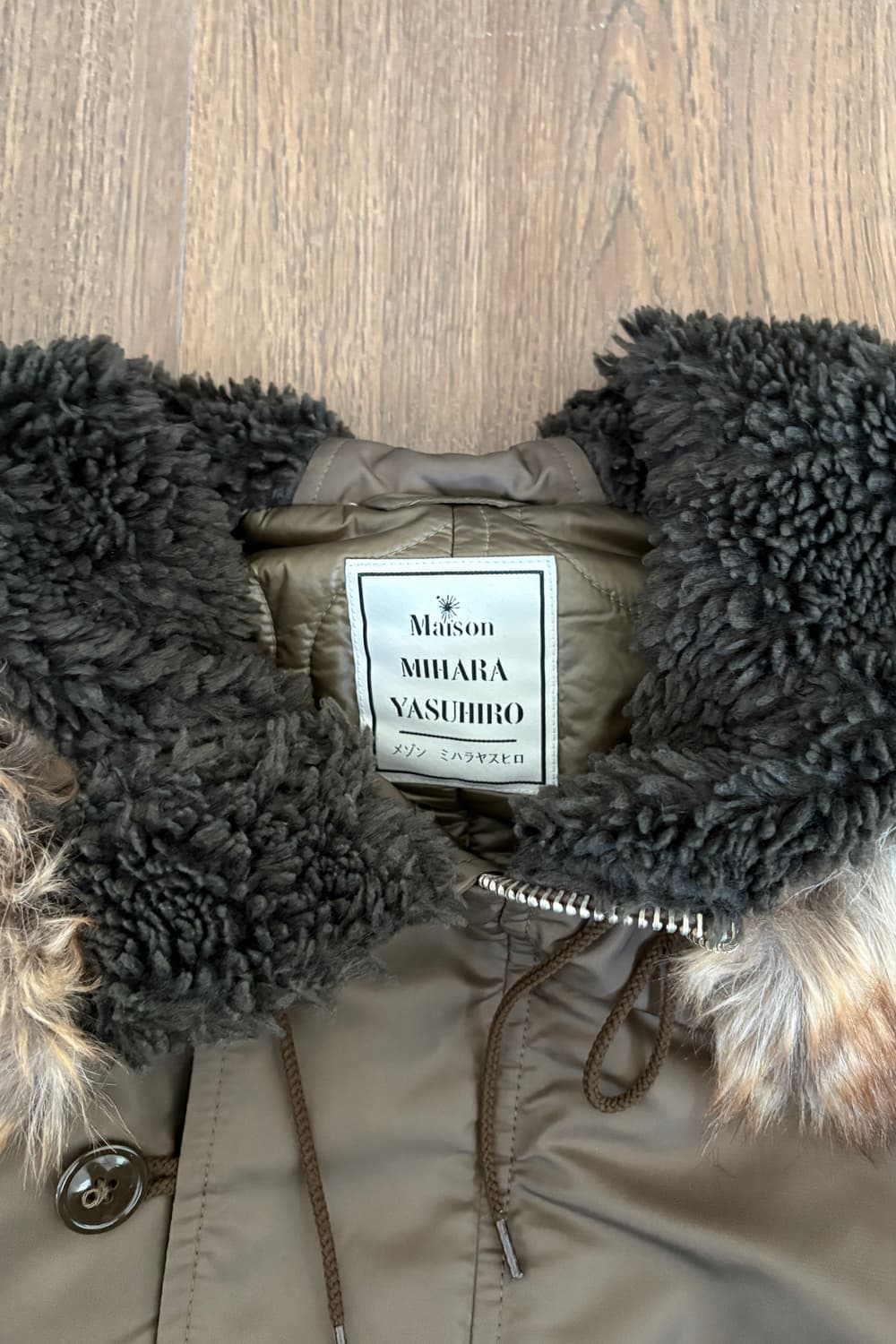 Mihara Yasuhiro Fur Hood Bomber Jacket 상품이미지6