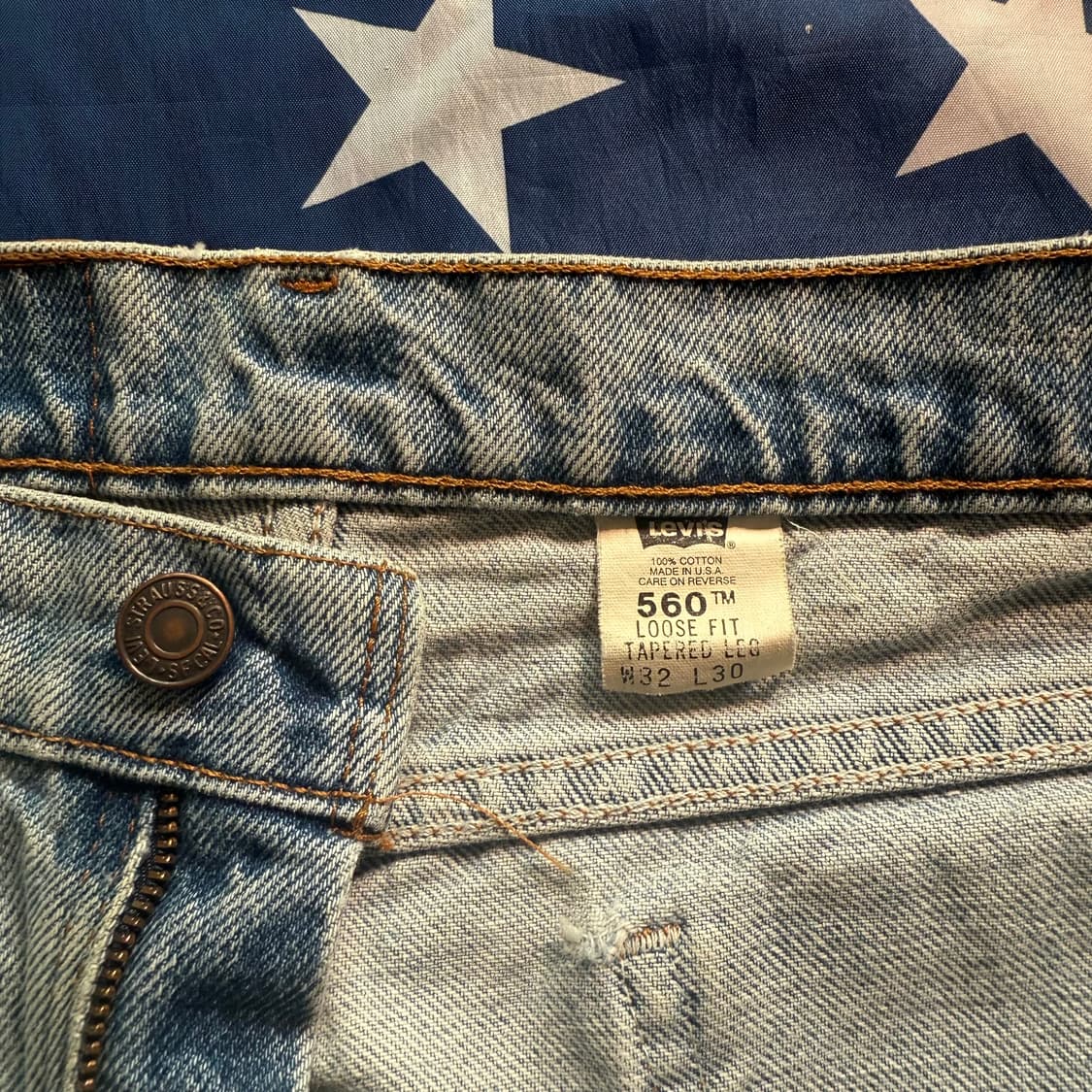 [32] Levi's 리바이스 90s 560 오렌지탭 데님 팬츠 -17 상품이미지3