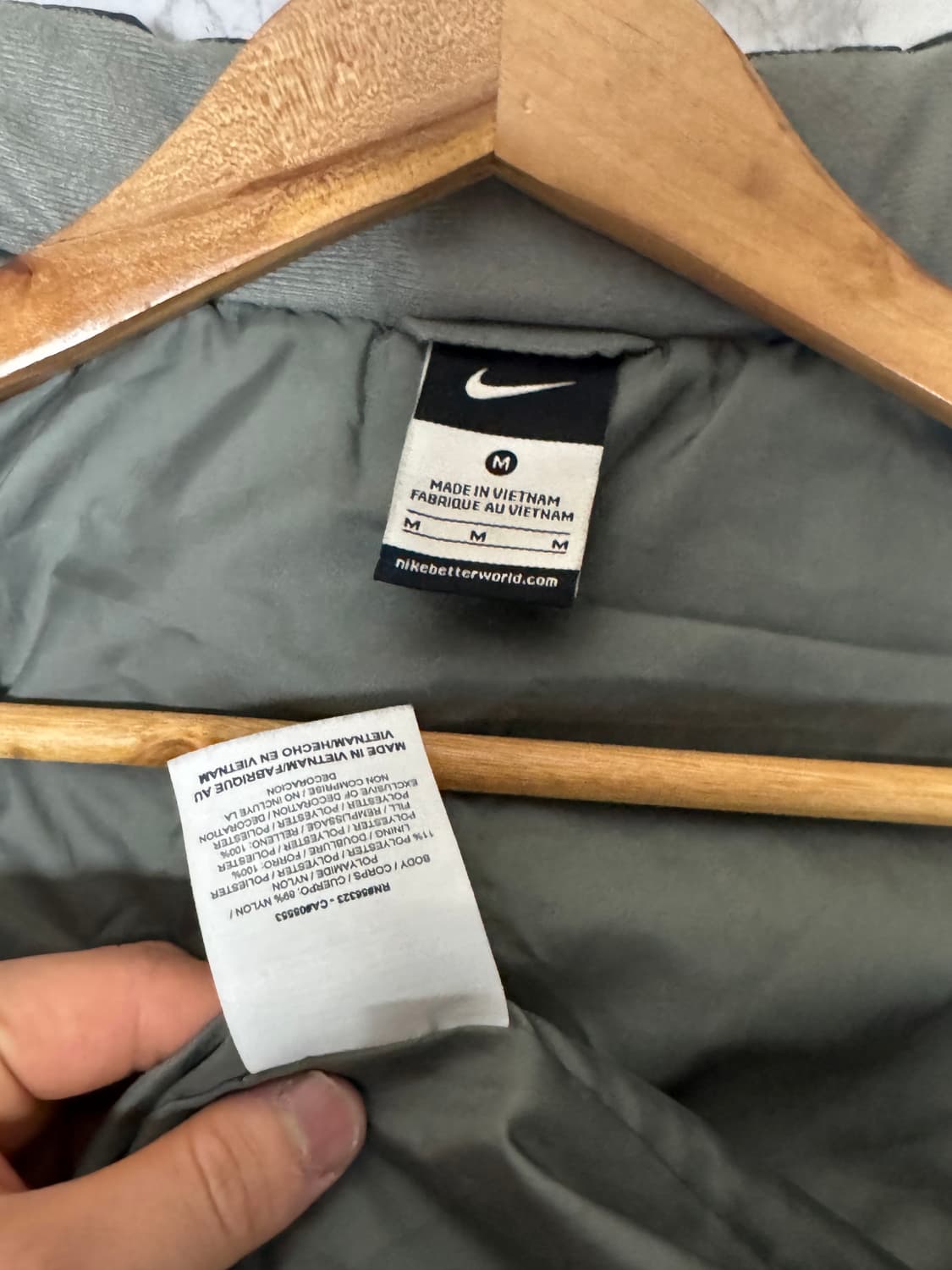 나이키 누빔 점퍼 바람막이 자켓 상품이미지6