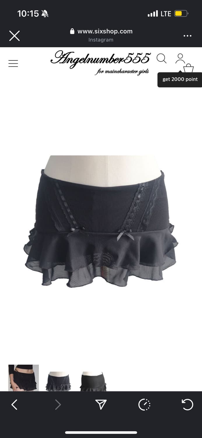 Garter frill skirt 상품이미지2