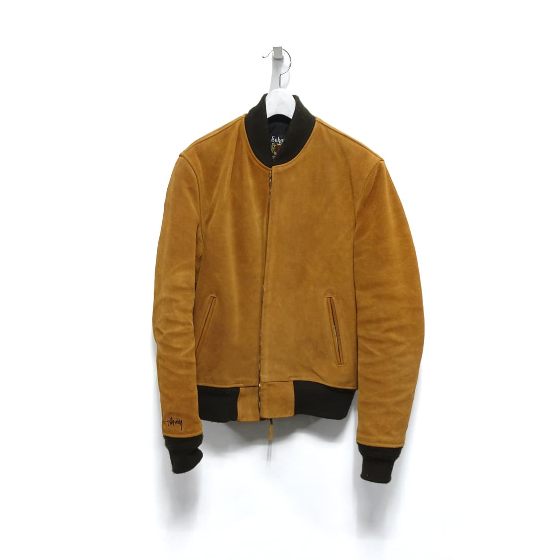 STUSSY x SCHOTT 스투시x쇼트 스웨이드 자켓 상품이미지1