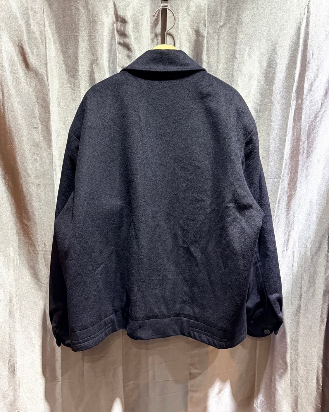 XL YSL 입생로랑 Cashmere 심볼로고 딥네이비 블루종 상품이미지3