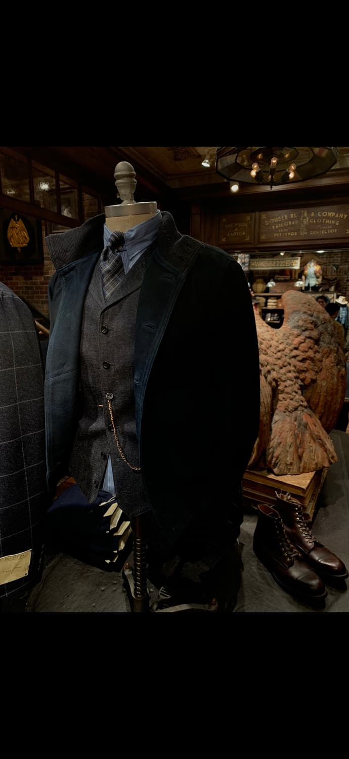 더블알엘 RRL A-1 인디고 스웨이드 자켓 [ 명작 ] 상품이미지6