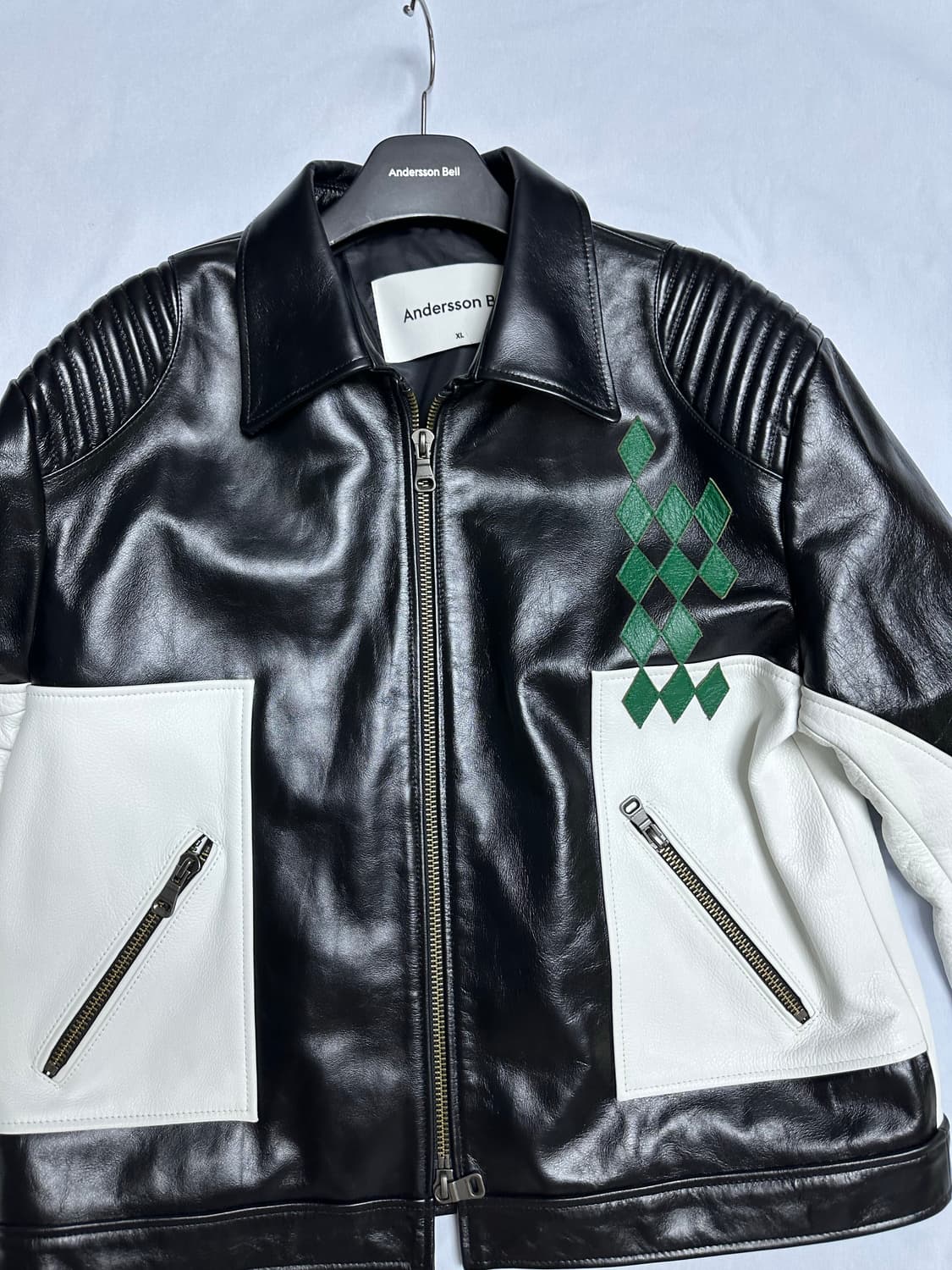 앤더슨벨 바이커 레더 자켓 상품이미지2