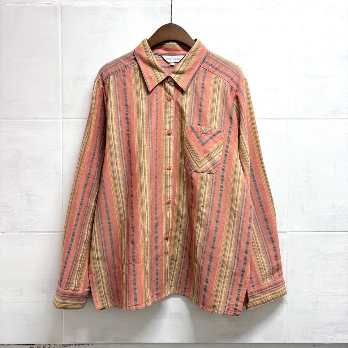 Look Elegance 스트라이프 페어리 셔츠 블라우스 JPN 상품이미지1