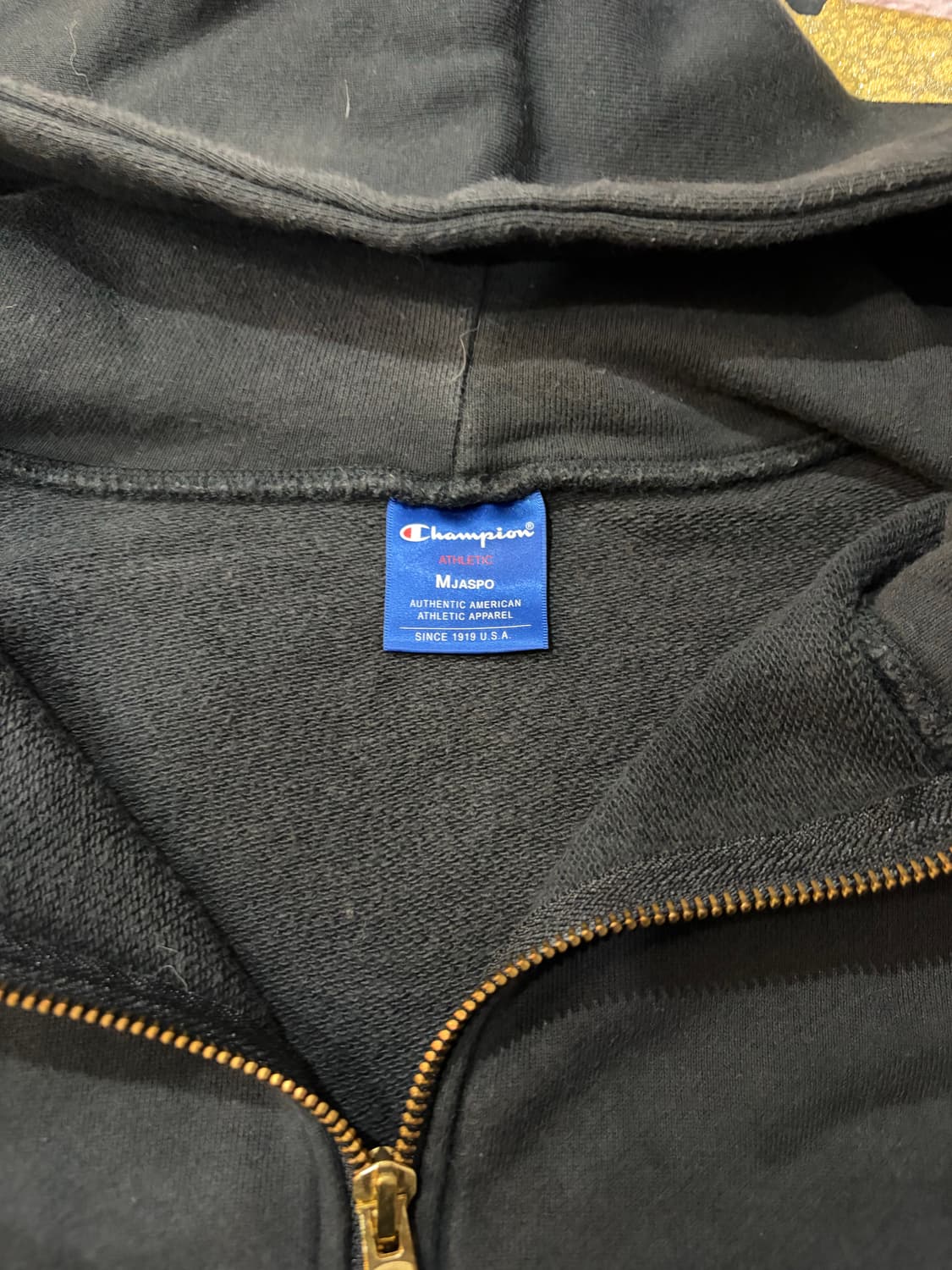 챔피온 금장 레터링 후드집업 상품이미지10