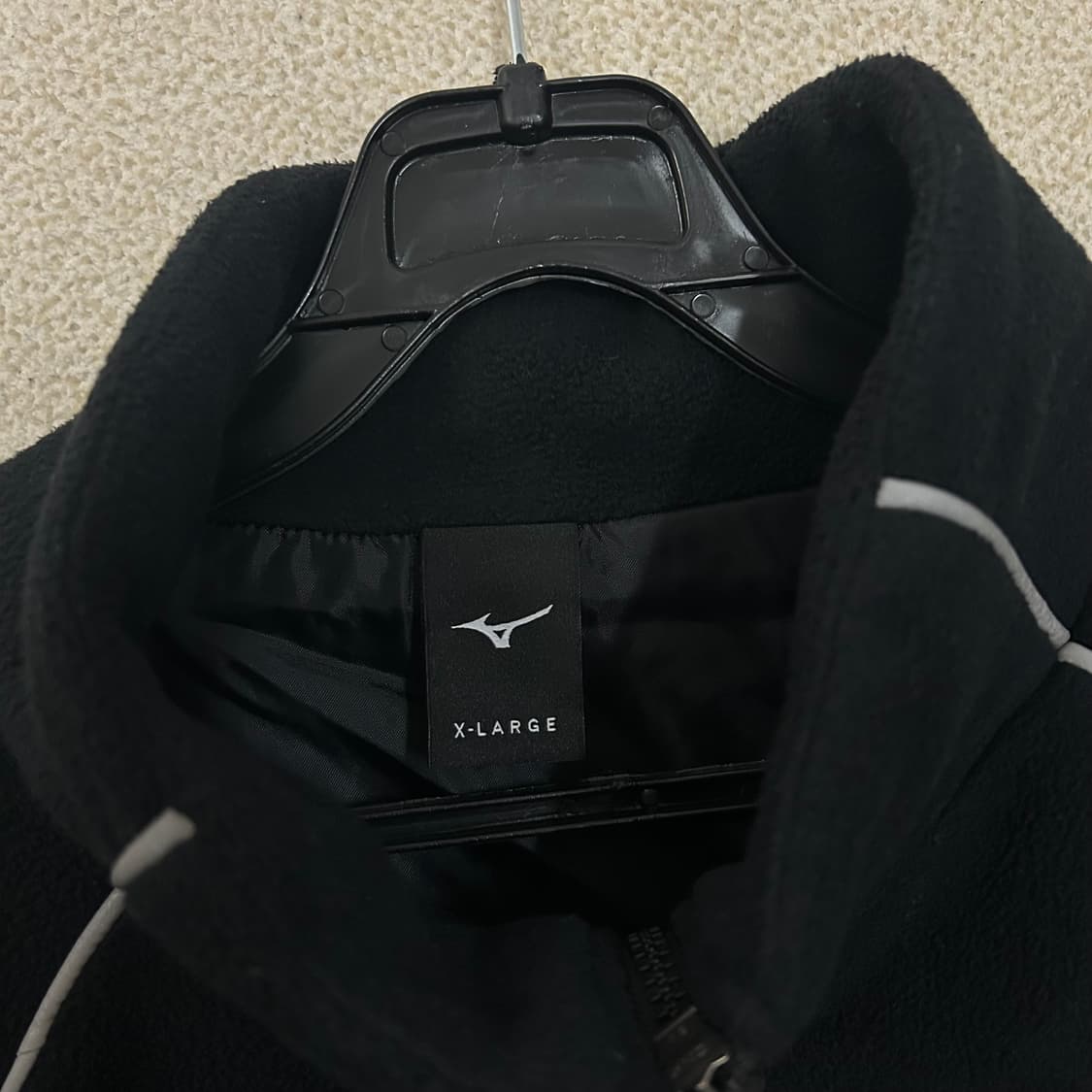 (XL) 미즈노 블랙 플리스 자켓 상품이미지6