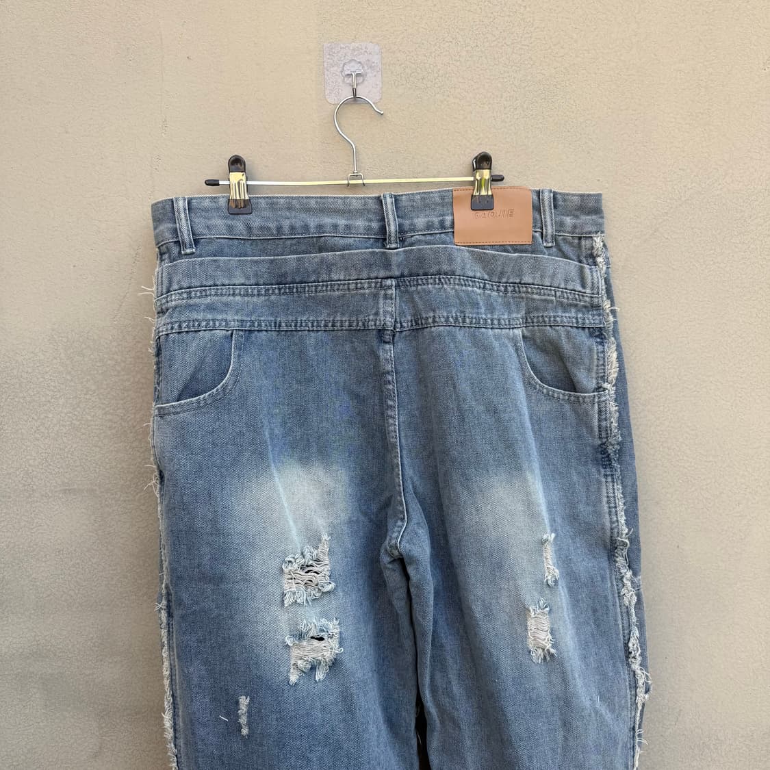 Layered Double-Knee Distressed Denim 상품이미지9