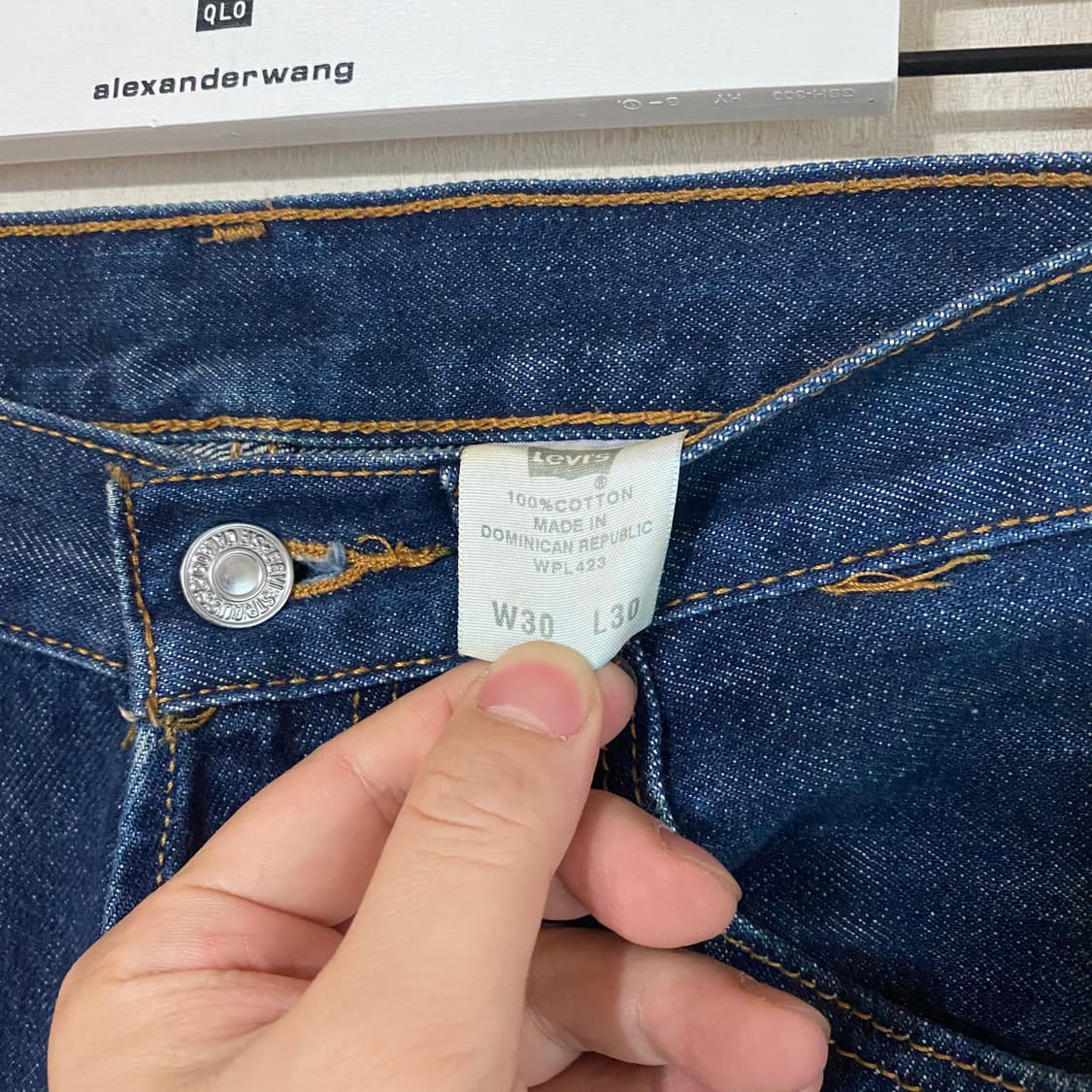 (30x30) 리바이스 501 블랭크탭 데님팬츠 상품이미지4