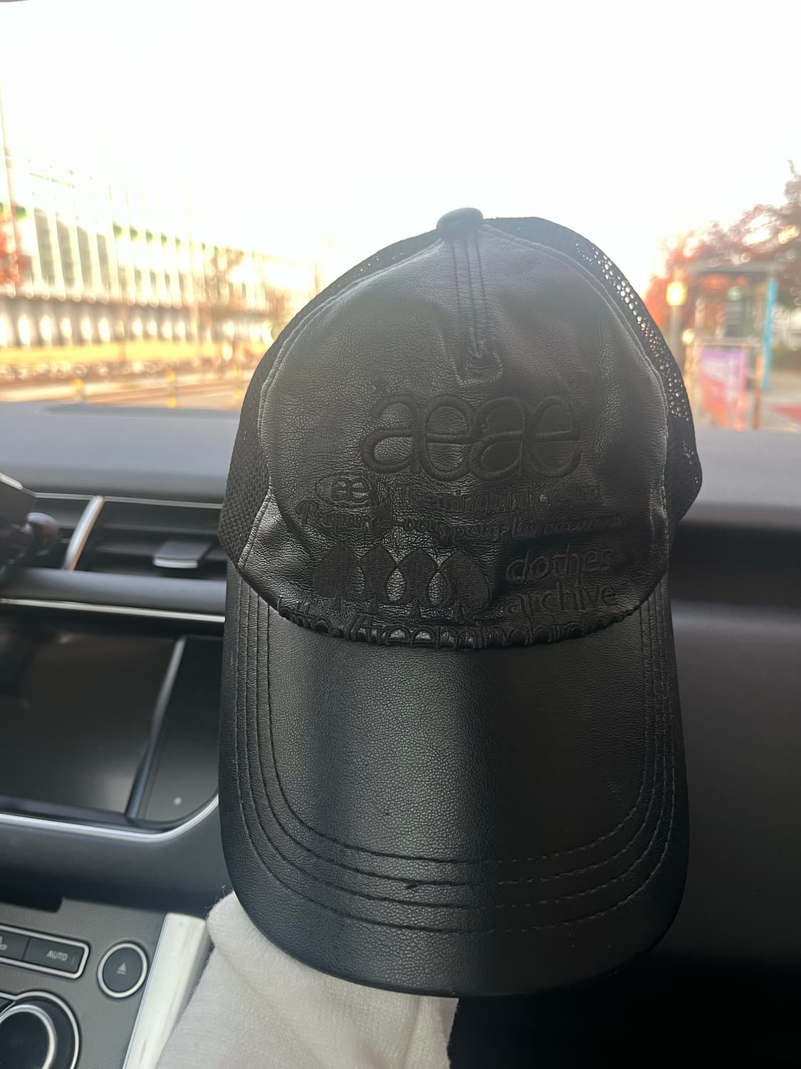 트리밍버드 x aeae 레더볼캡 상품이미지6