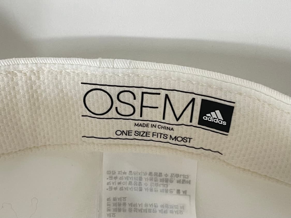 아디다스 화이트 OSFM 볼캡 상품이미지5