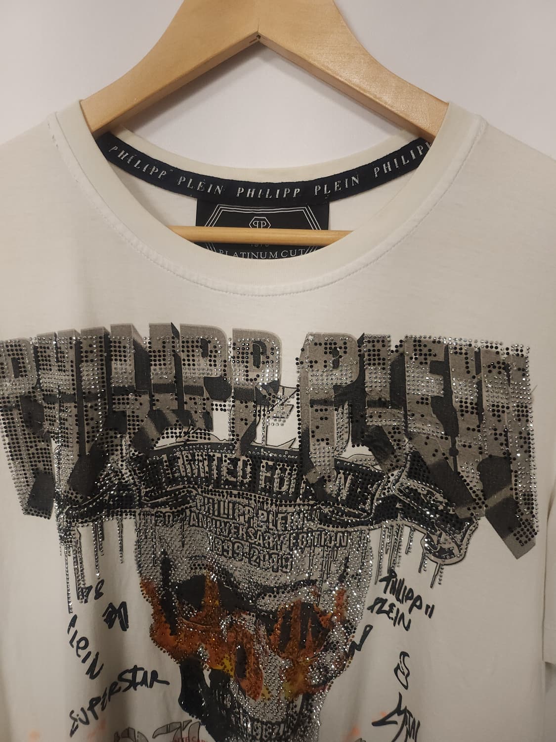 빈티지 필립플레인 스컬 반팔티셔츠 100 L 상품이미지2