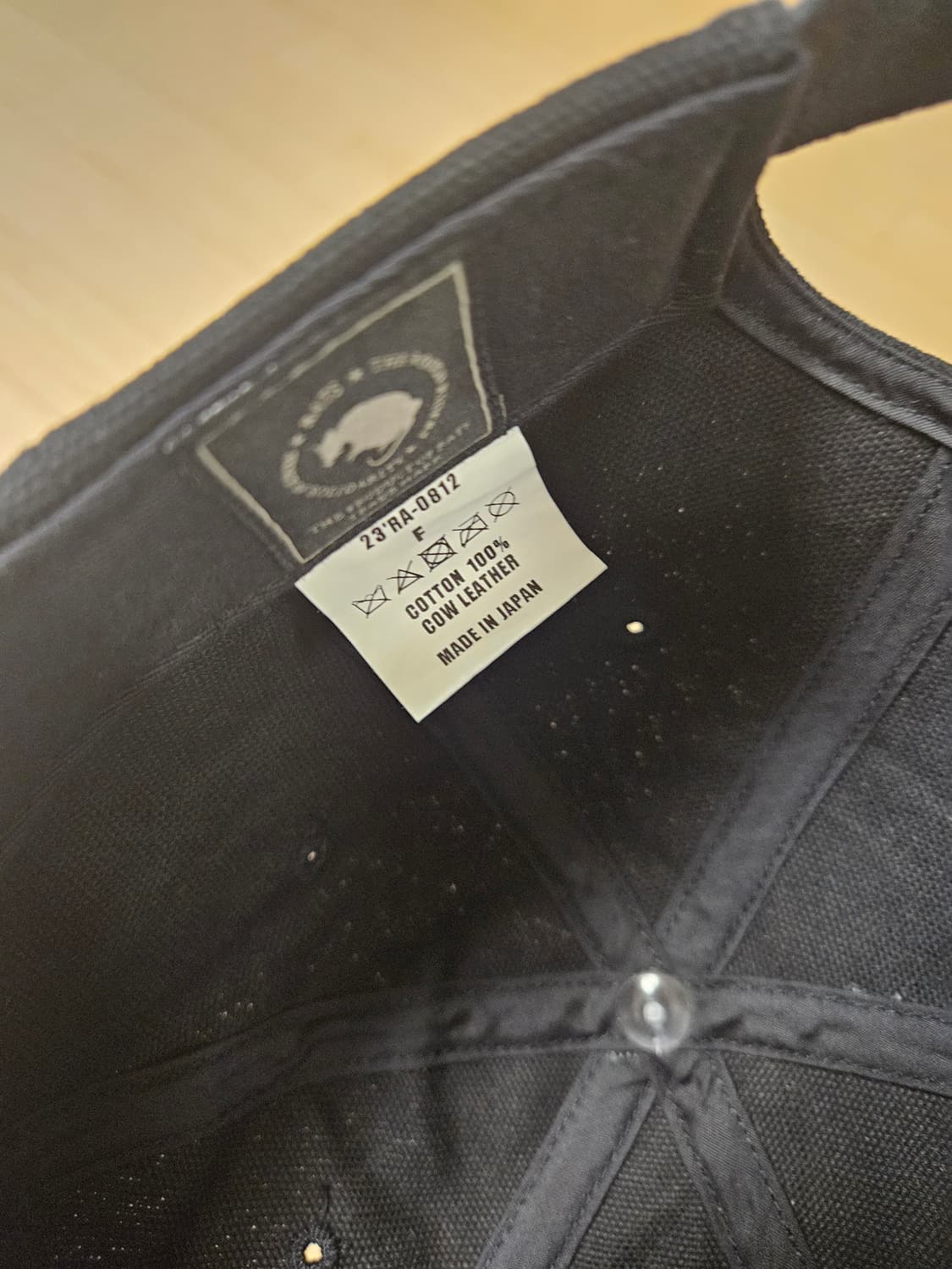 랏츠 랫츠 rats 캔버스 레더로고 캡 상품이미지6