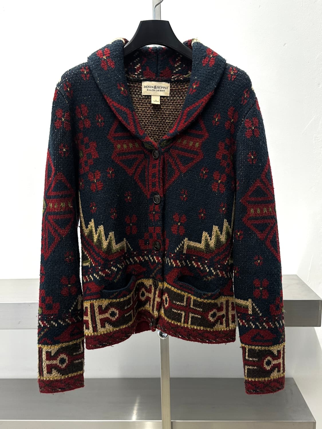 데님앤서플라이 랄프로렌 에스닉 숄카라 가디건  상품이미지1