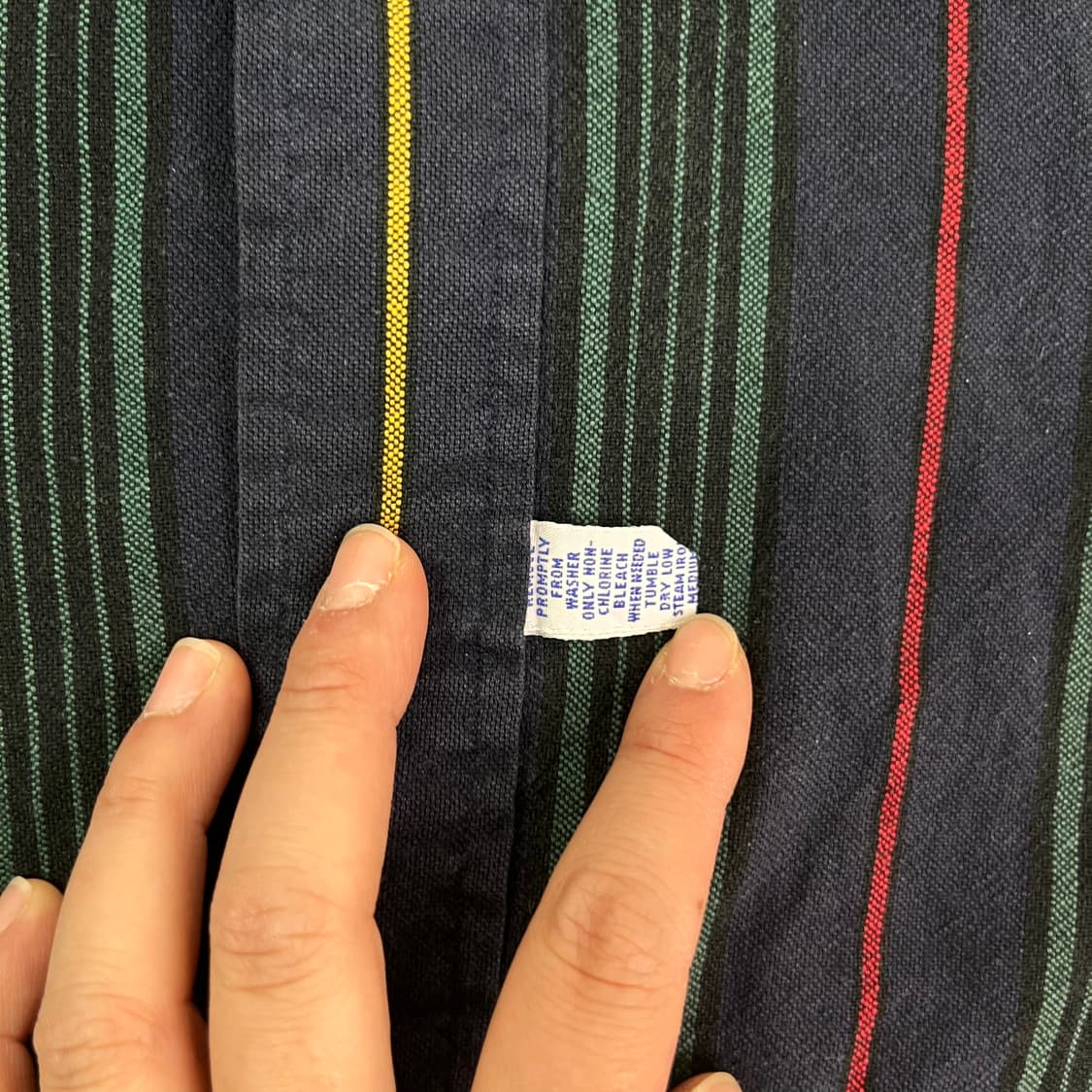 105 폴로 랄프로렌 방패로고 빈티지 스트라이프 셔츠 상품이미지6