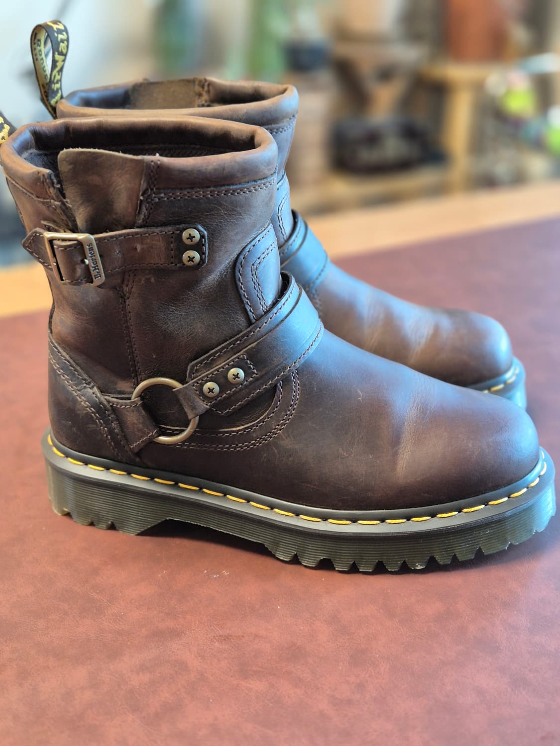 실착용1회 250(US7M)닥터마틴 버클스트랩부츠 상품이미지1