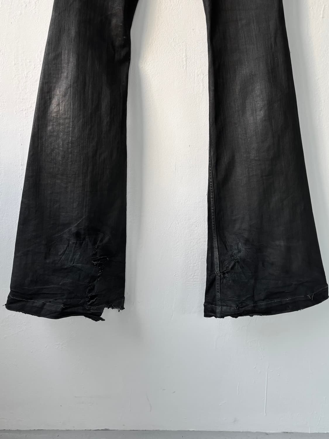 릭오웬스 볼란 부츠컷 왁스 진 sbw 상품이미지5