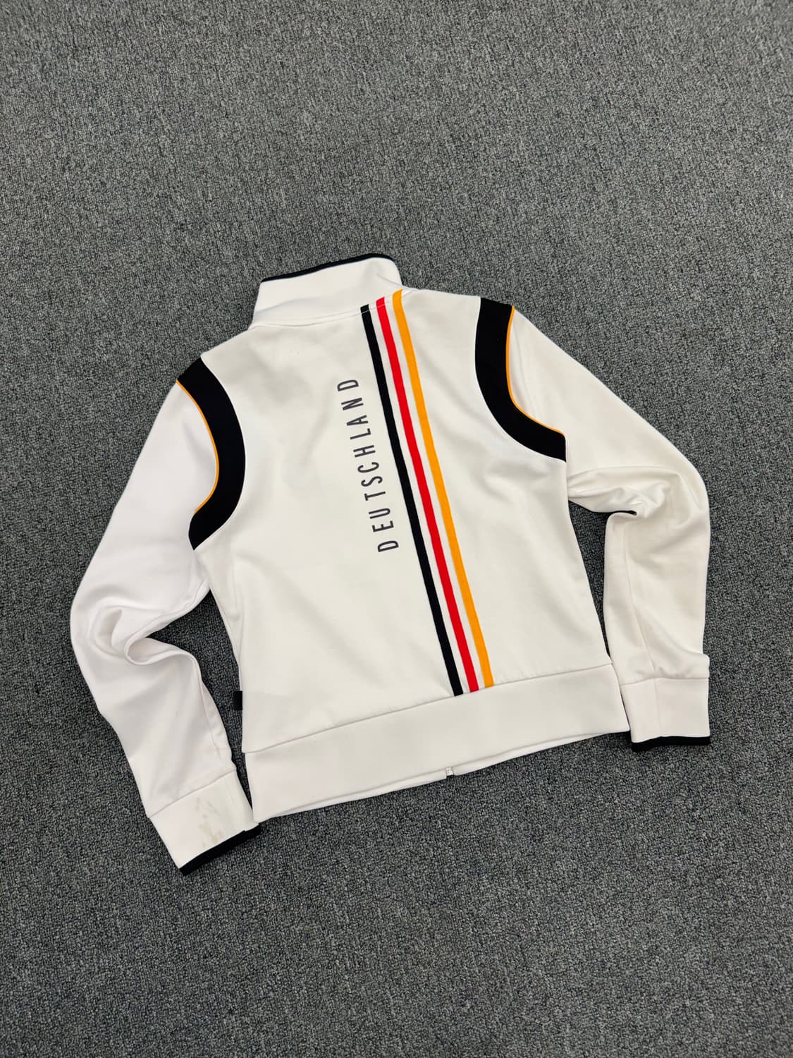 95)아디다스 빈티지 여성 독일 트랙탑 져지 화이트 상품이미지6