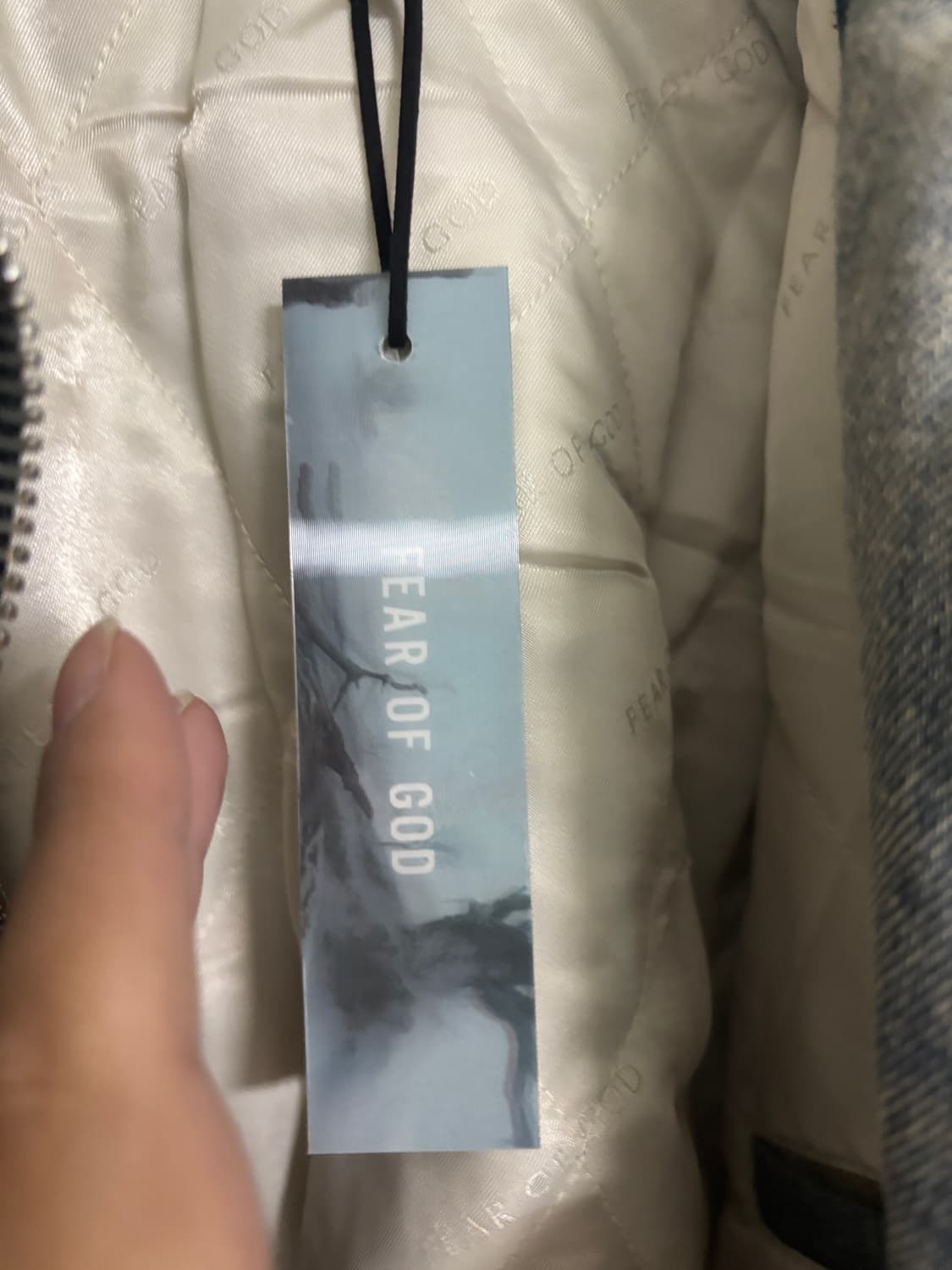 피어오브갓 워싱 데님 청자켓 / L 105-110 상품이미지2