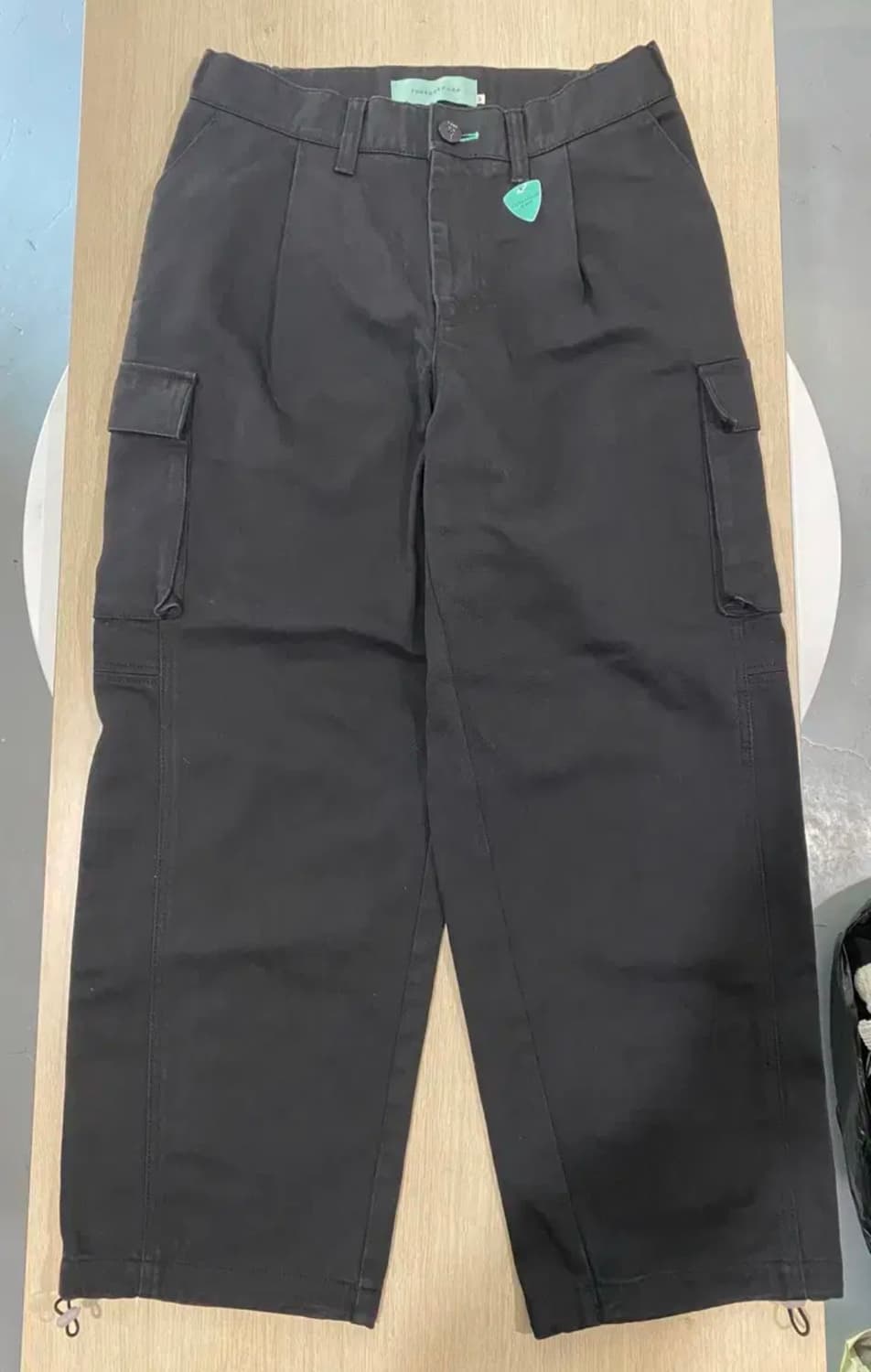 인스턴트펑크 새미 와이드 카고 조거 블랙 (32) 상품이미지1