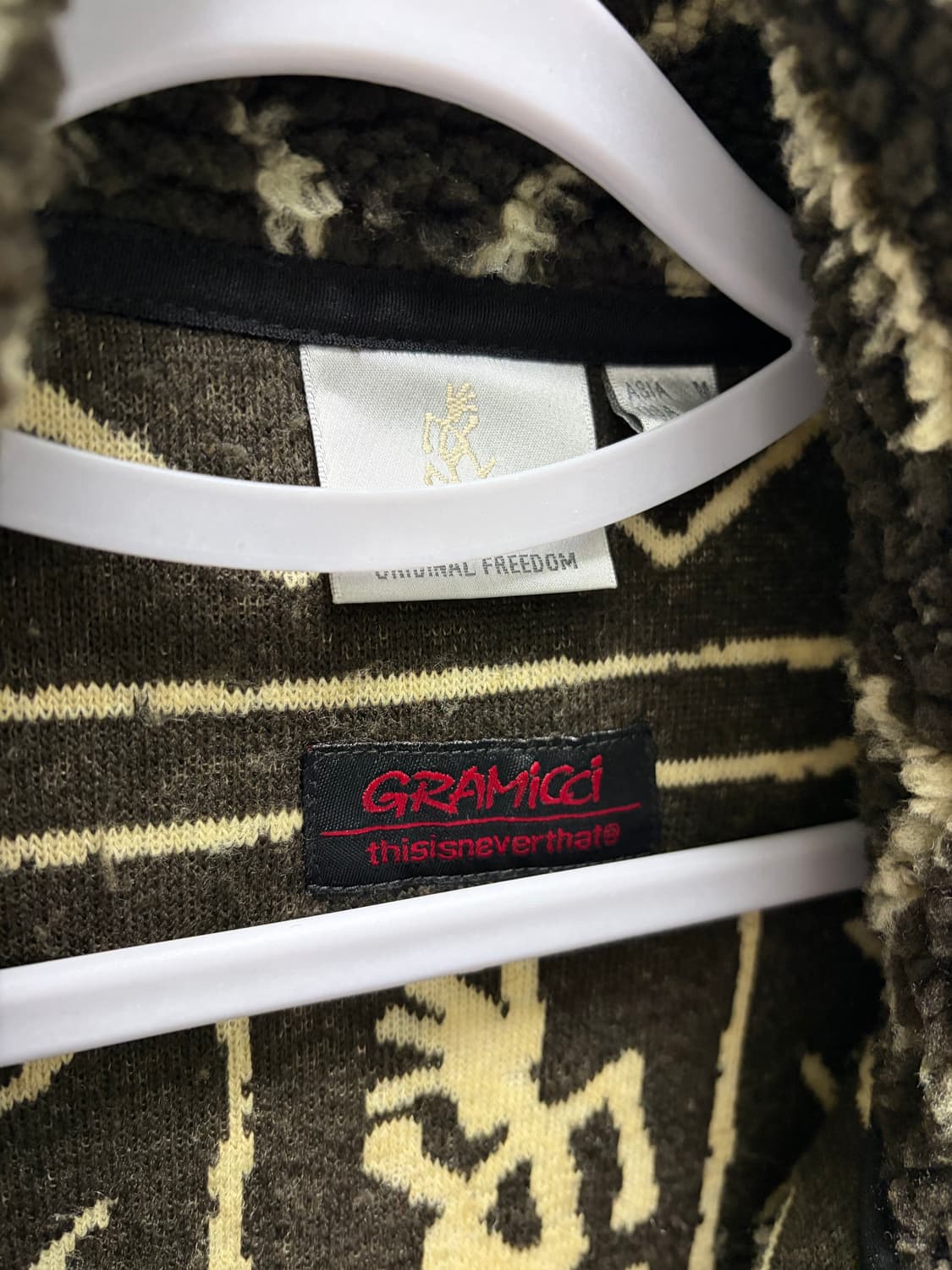 (상태 s급)그라미치x디스이즈네버댓 플리스 베스트 Msize 상품이미지6