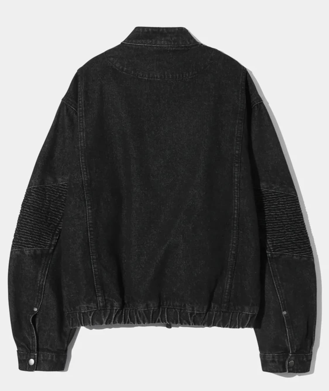 디미트리블랙 워시드 데님 바이커 자켓 상품이미지7