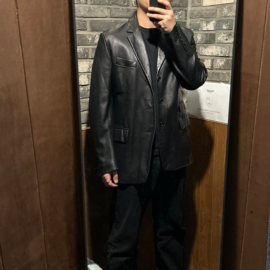 L) 폴스미스 런던 양가죽 리얼 레더 블레이저 자켓 상품이미지9