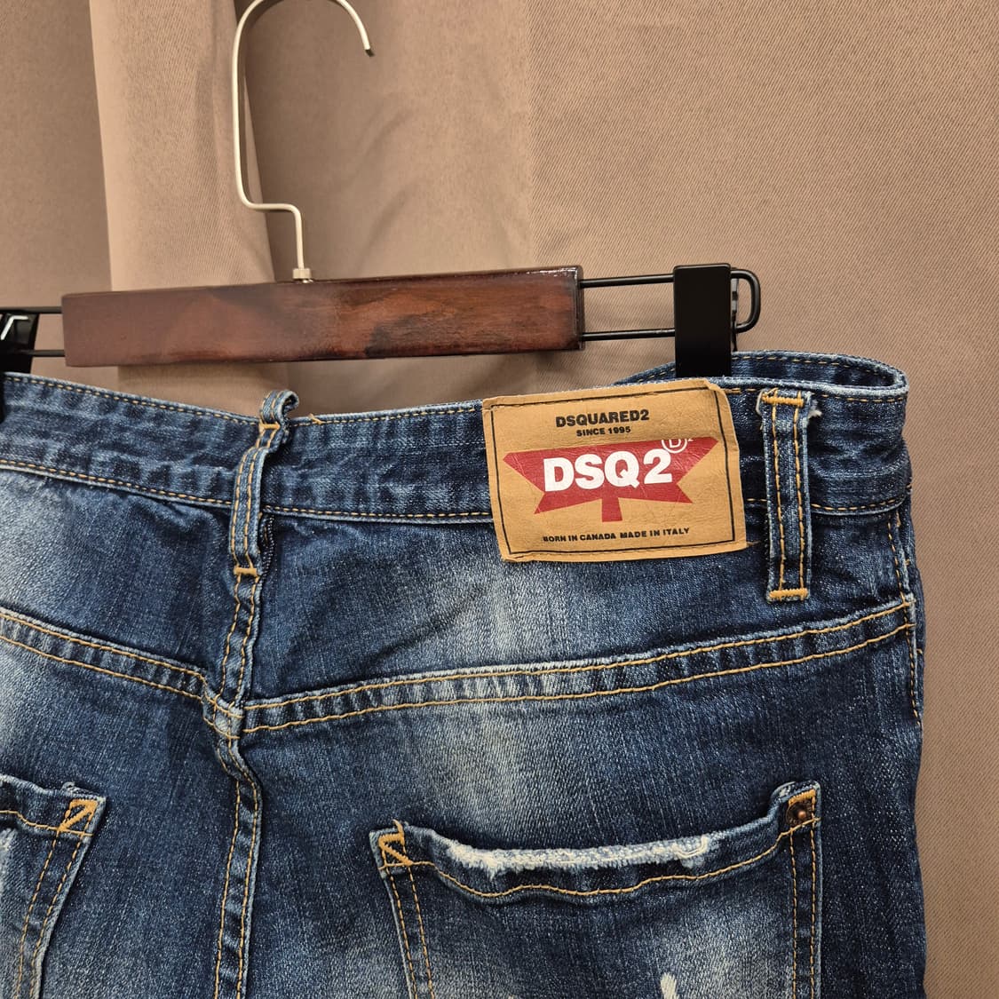 DSQUARED2 디스퀘어드 스플래터 데님팬츠 50 상품이미지4