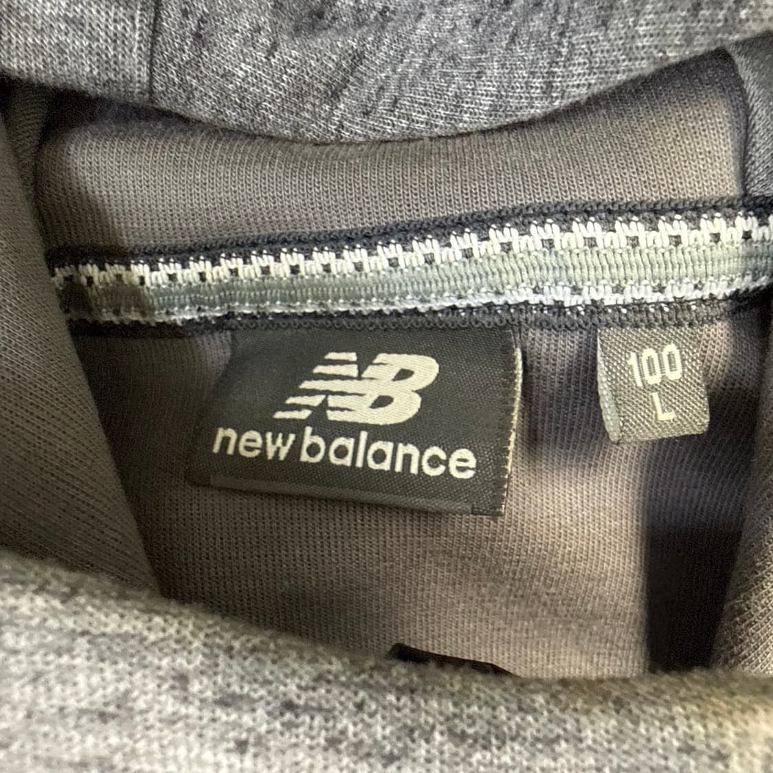 L 뉴발란스 쿼터 집업 후드티 0303T 상품이미지3