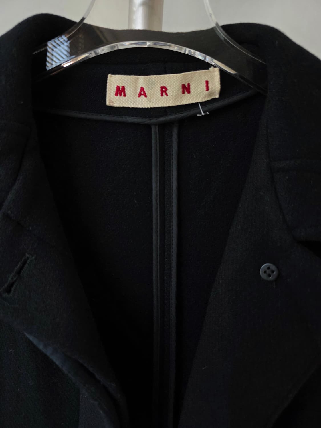 정품) 마르니 여성 울코트 블랙 상품이미지2