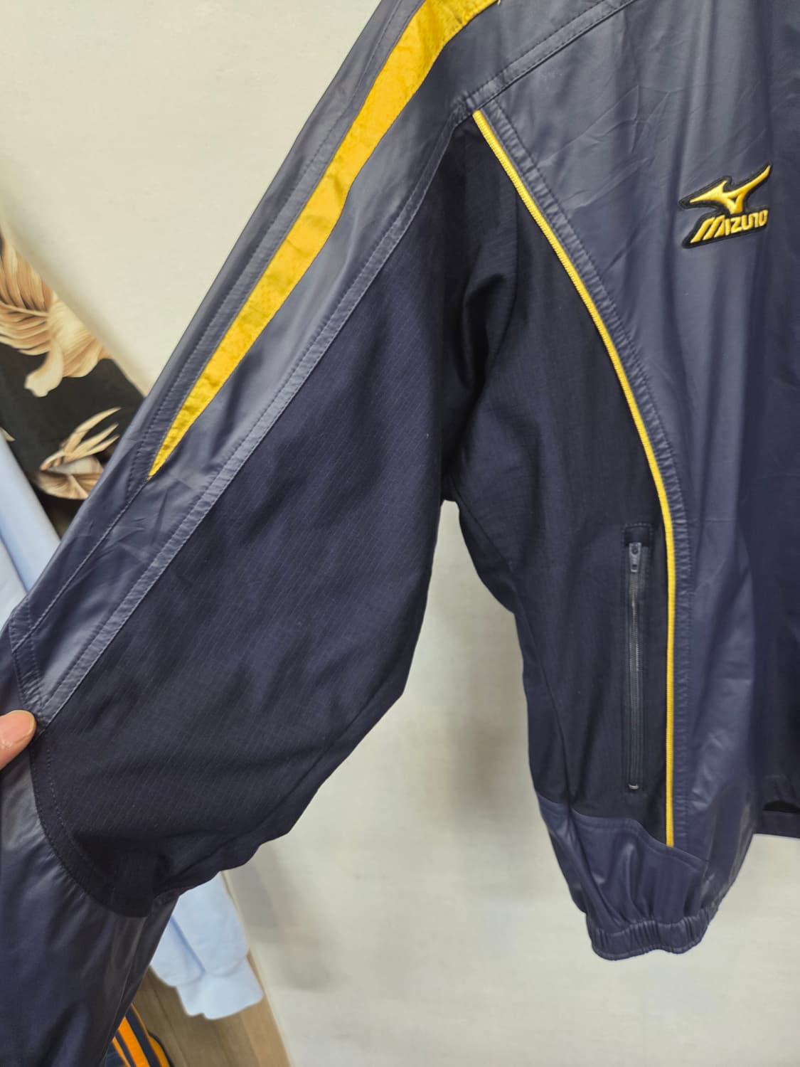 미즈노 베이스볼 웜업 반집업 자켓 m 상품이미지6