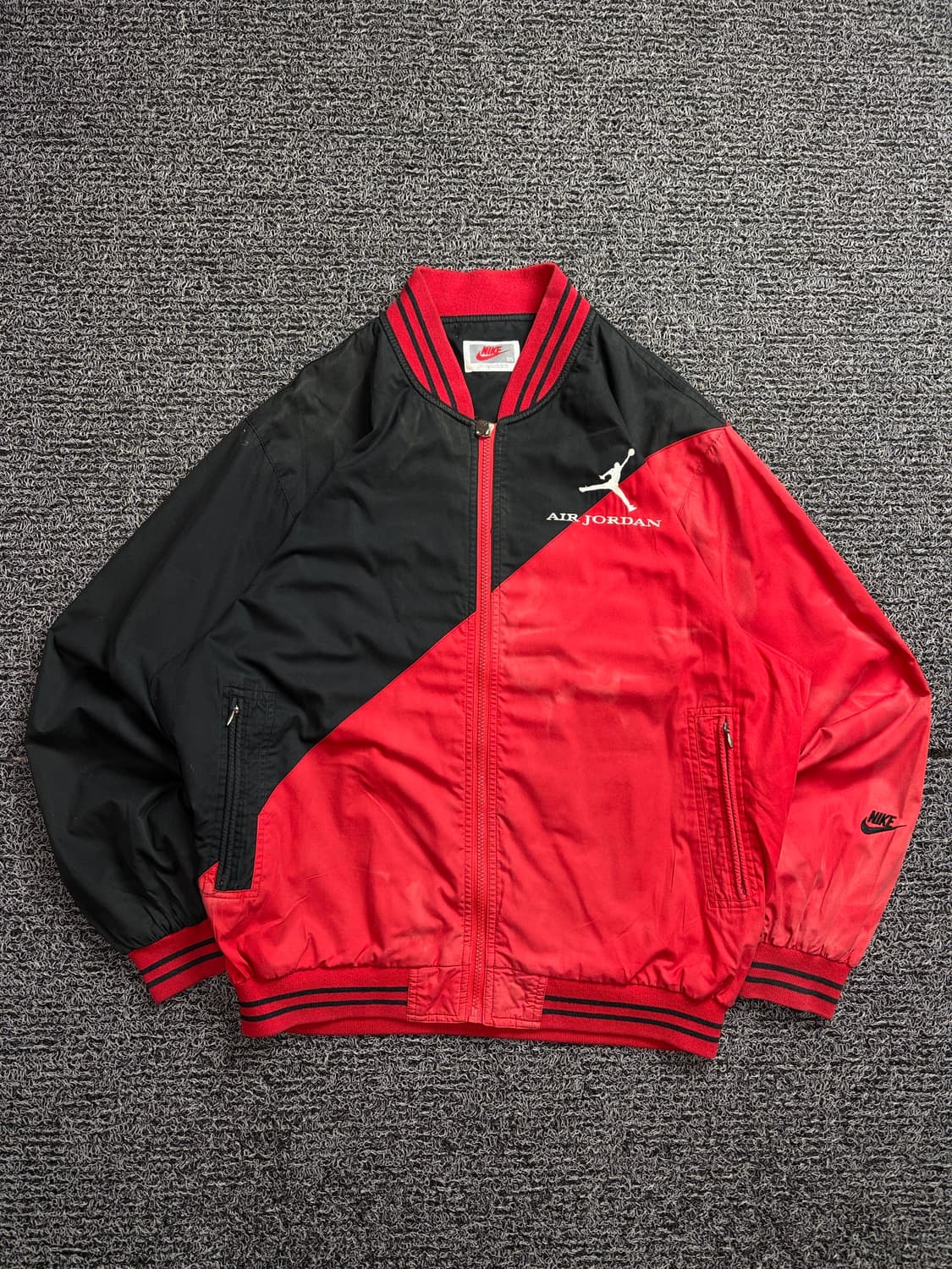 90s 나이키 에어조던 올드스쿨 빅로고 바시티 바람막이 2064 상품이미지2