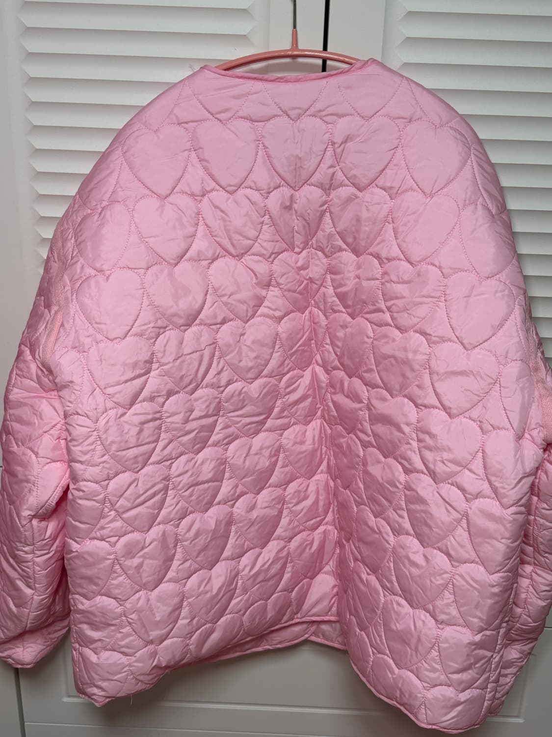 하트깔깔이 점퍼 오버핏 2만원 상품이미지4