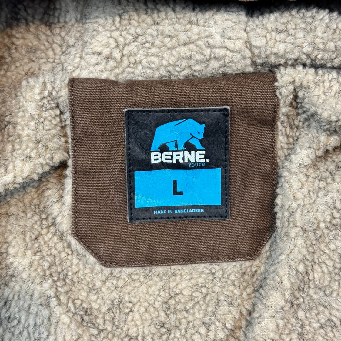 여S) BERNE 빈티지 워크웨어 액티브 자켓 다크브라운 상품이미지6