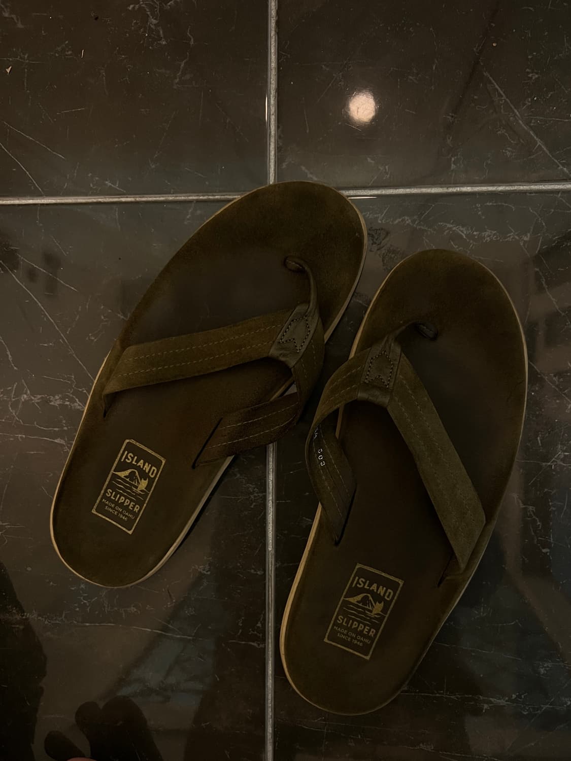 아일랜드슬리퍼 올리브 카키 12사이즈 290~300mm 상품이미지2