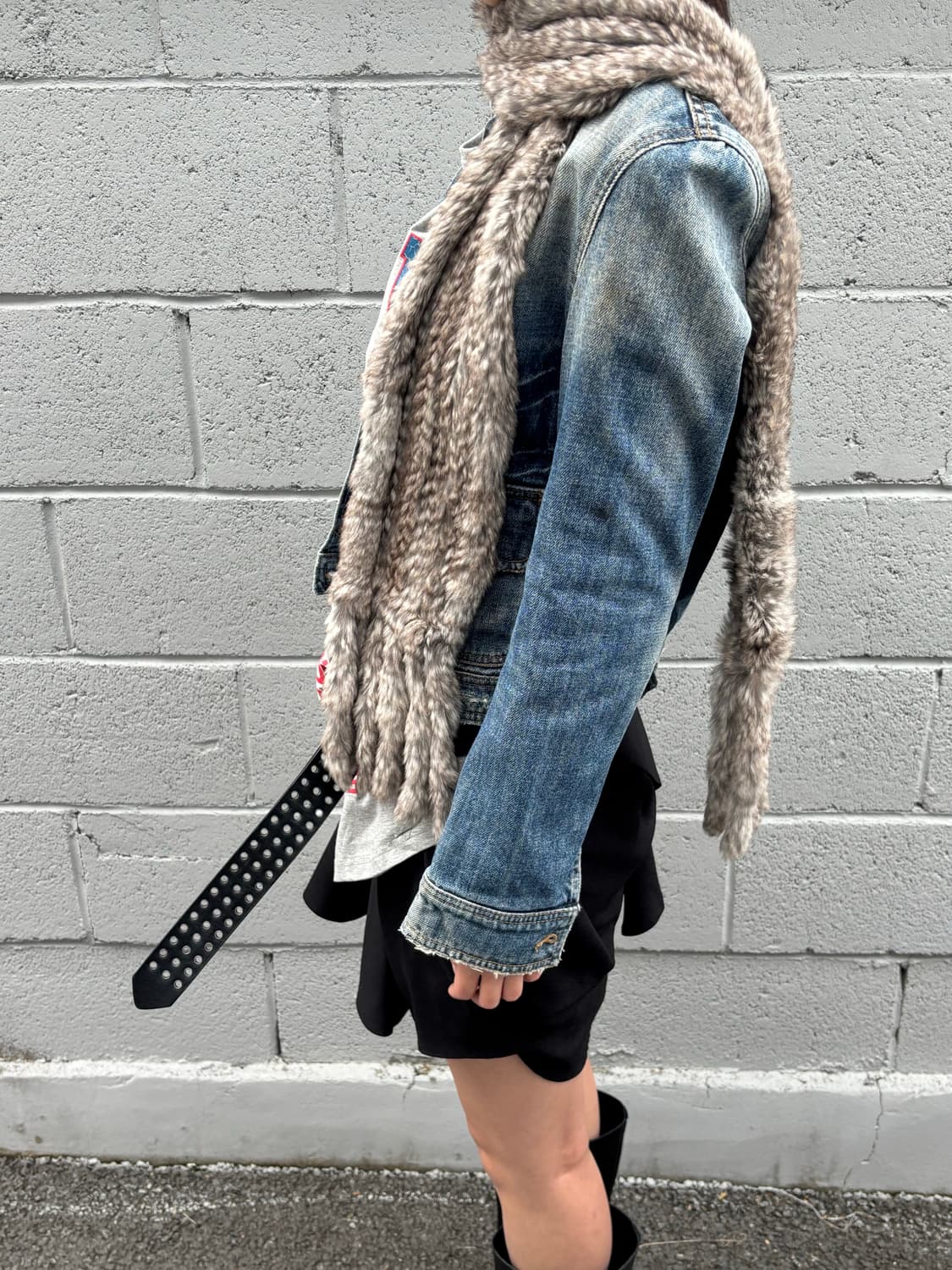 돌체앤가바나 데님 바이커 자켓  상품이미지3