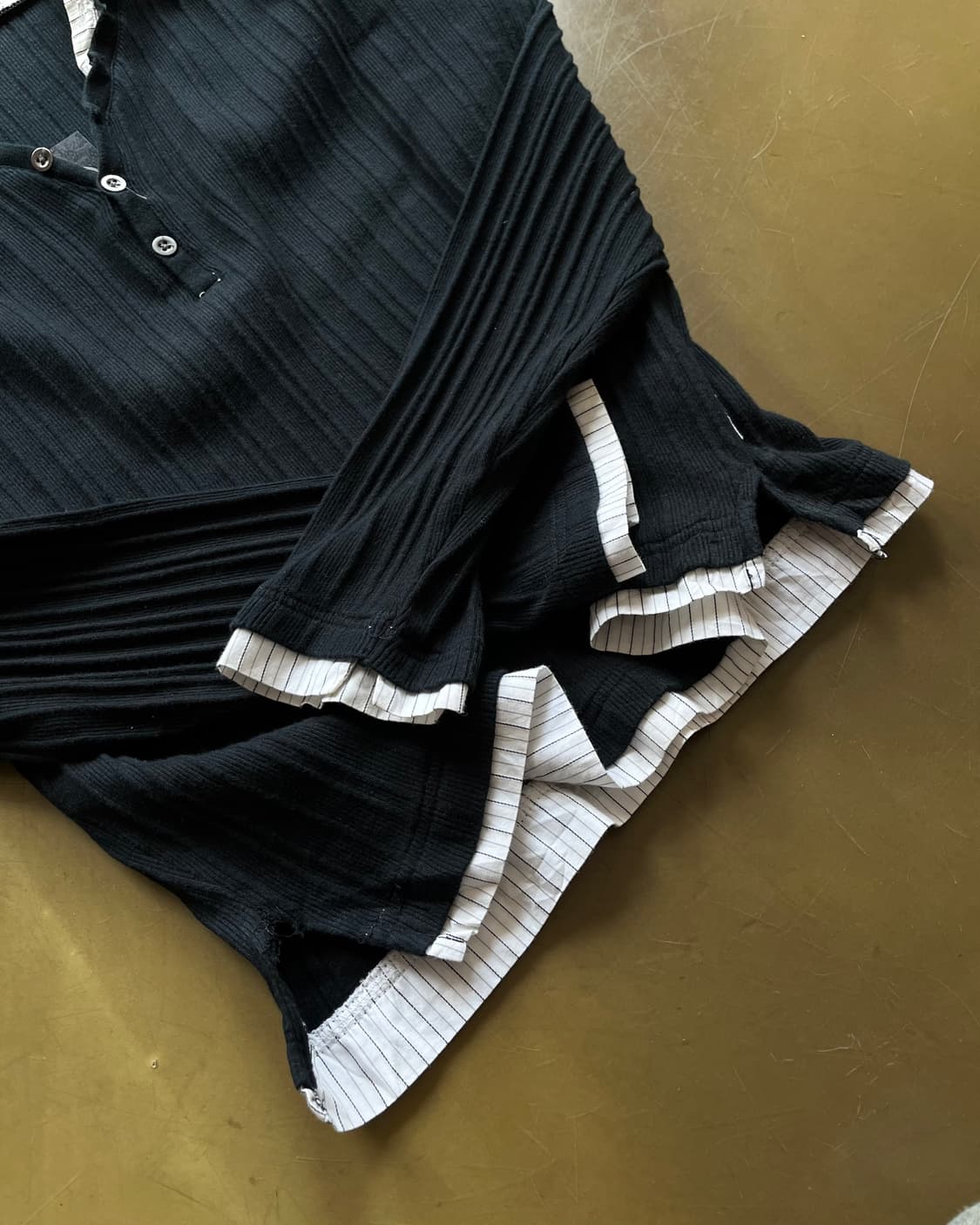 Jpn Vintage Stripe Docking Golgi Knit 상품이미지7