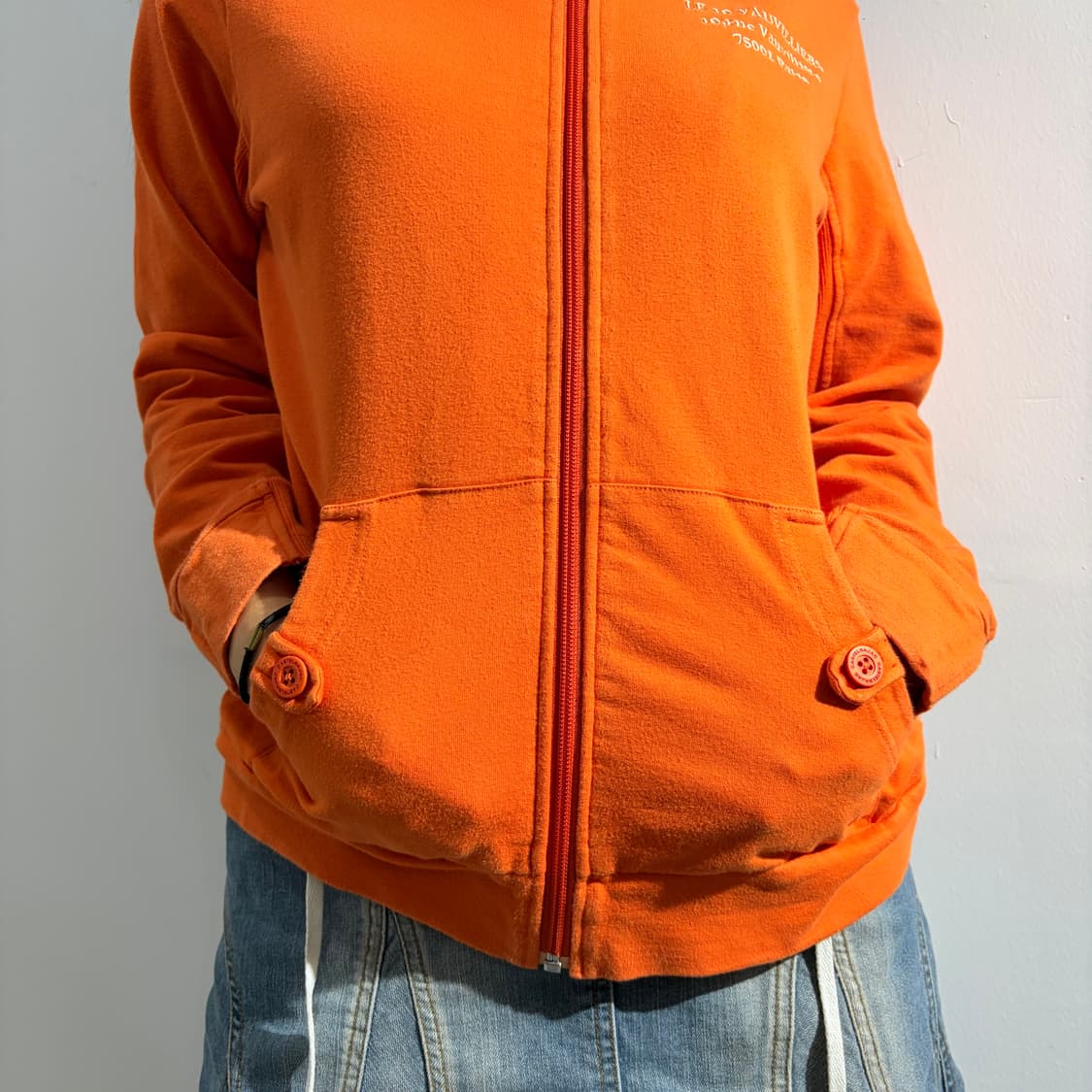 카스텔바작 톰과 제리 오렌지 후드집업 상품이미지3