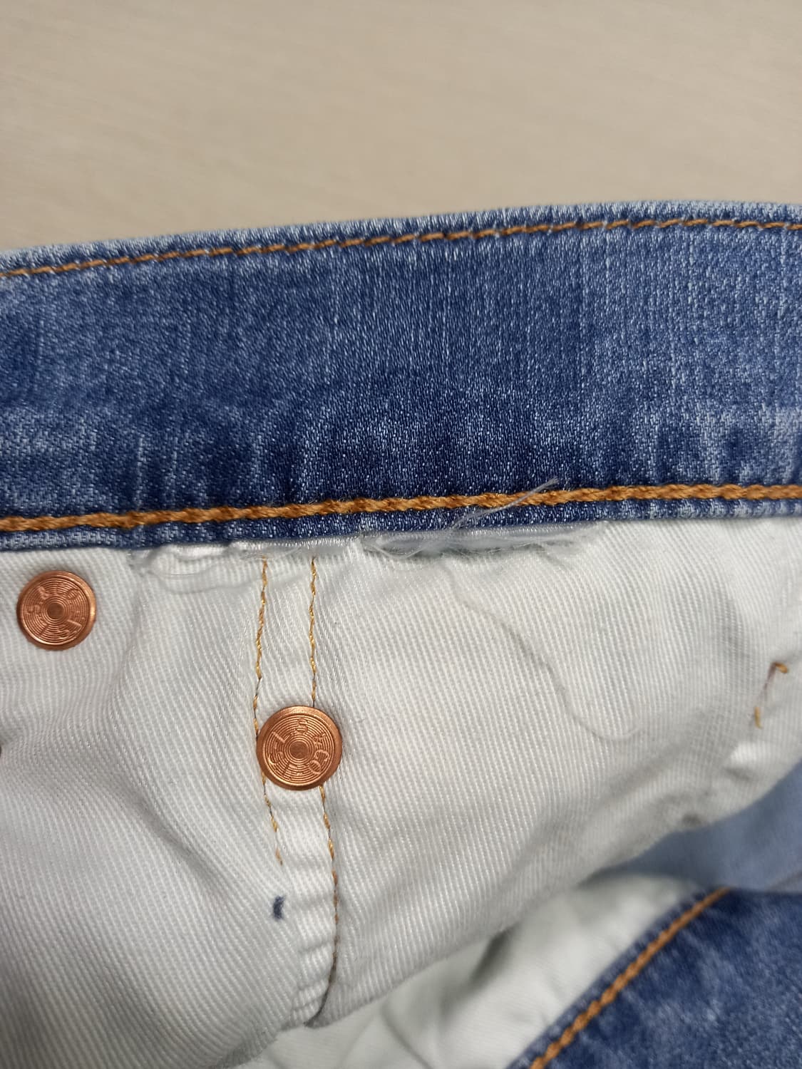 30 빅E 리바이스502 워싱 스판 슬림일자진 연청 30-148 상품이미지10