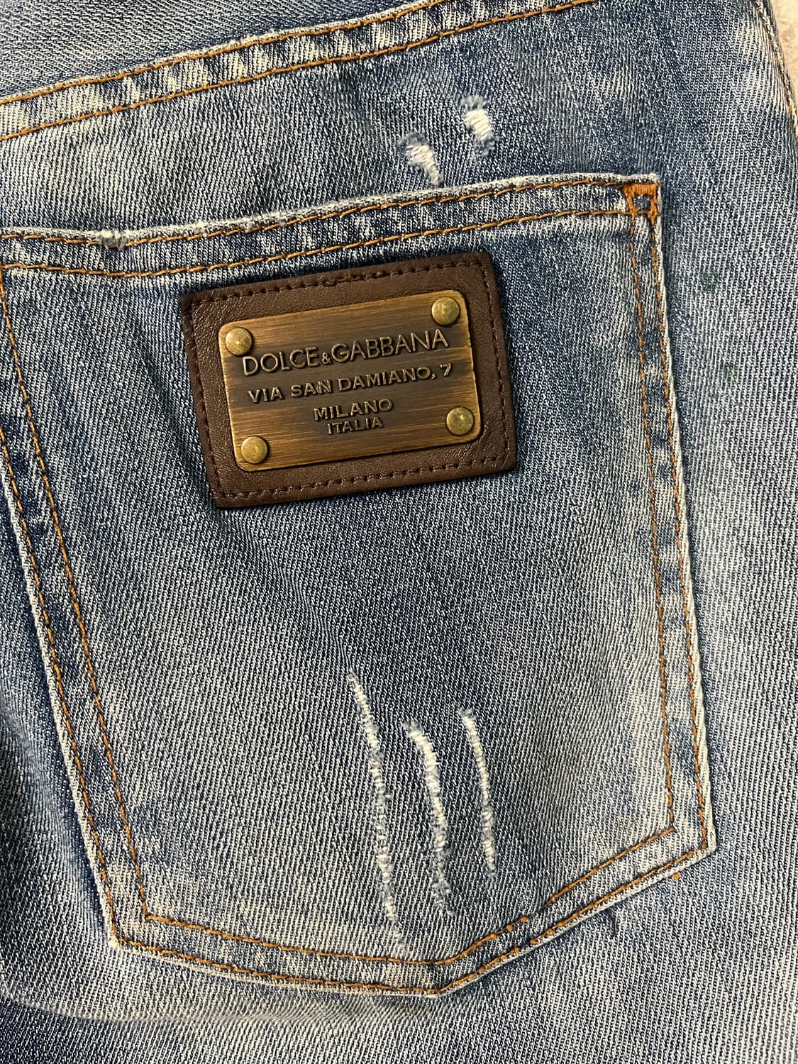 돌체앤가바나 데미지 워싱진 44(28-29인치) 정품 상품이미지3